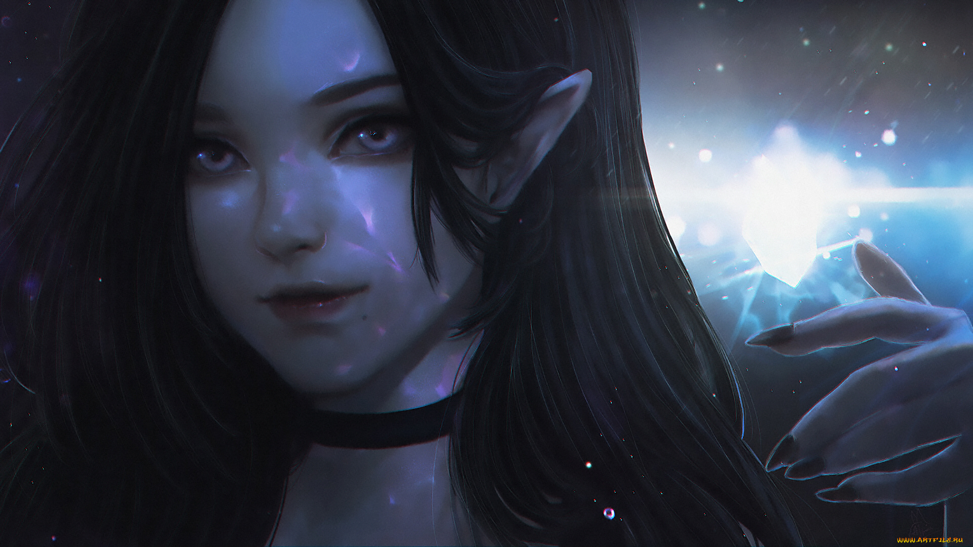 фэнтези, эльфы, девушка