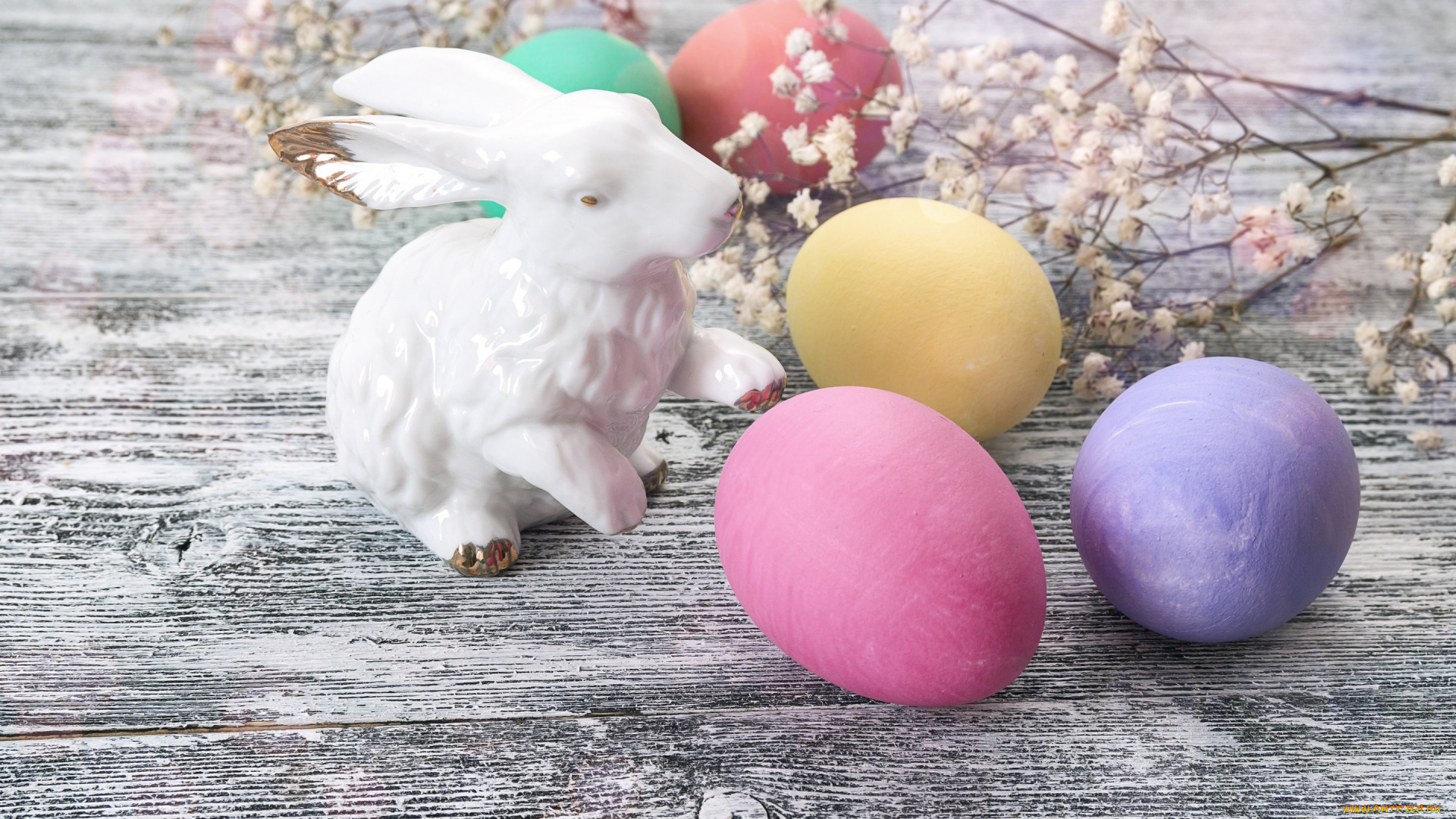 праздничные, пасха, easter, wood, яйца, крашеные, decoration, весна, spring, цветы, eggs, happy, flowers