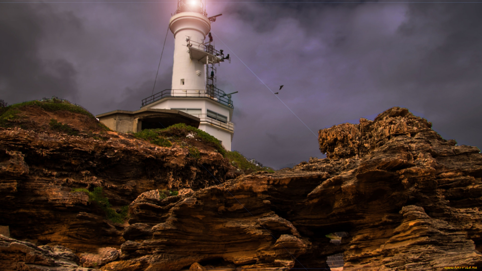 природа, маяки, простор