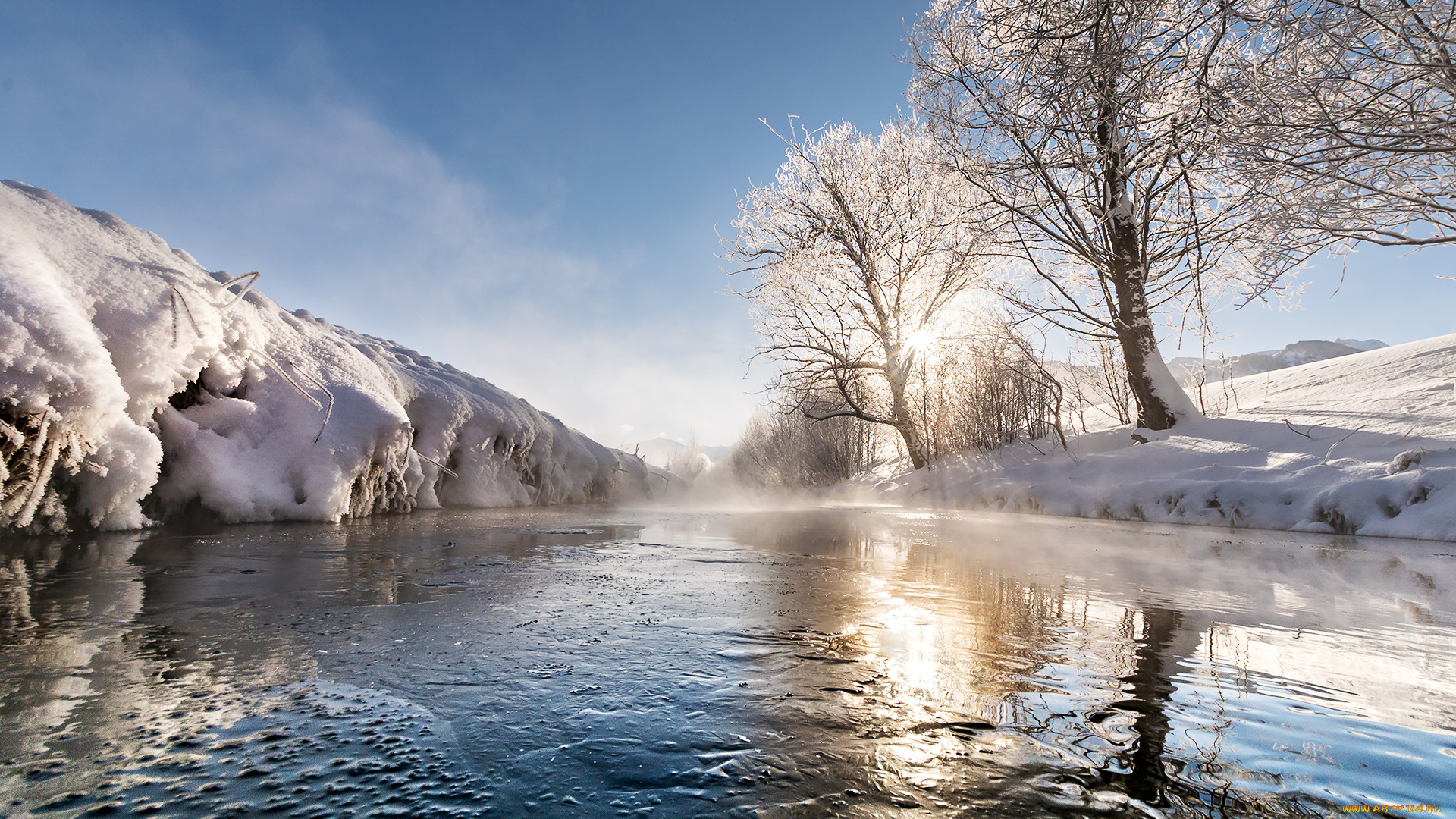 природа, реки, озера, простор