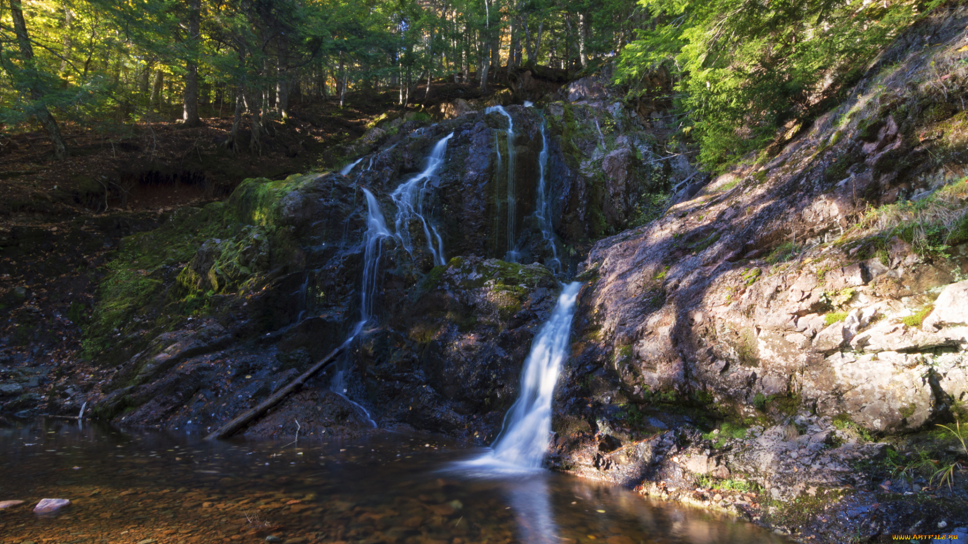 природа, водопады, простор