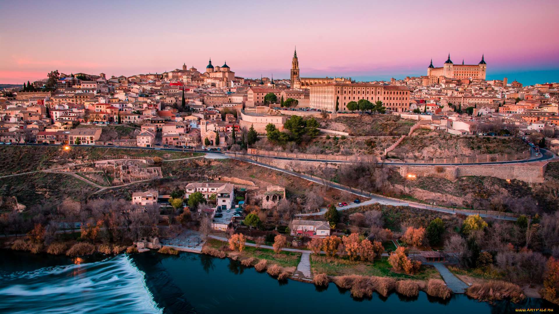 toledo, города, толедо, , испания, простор