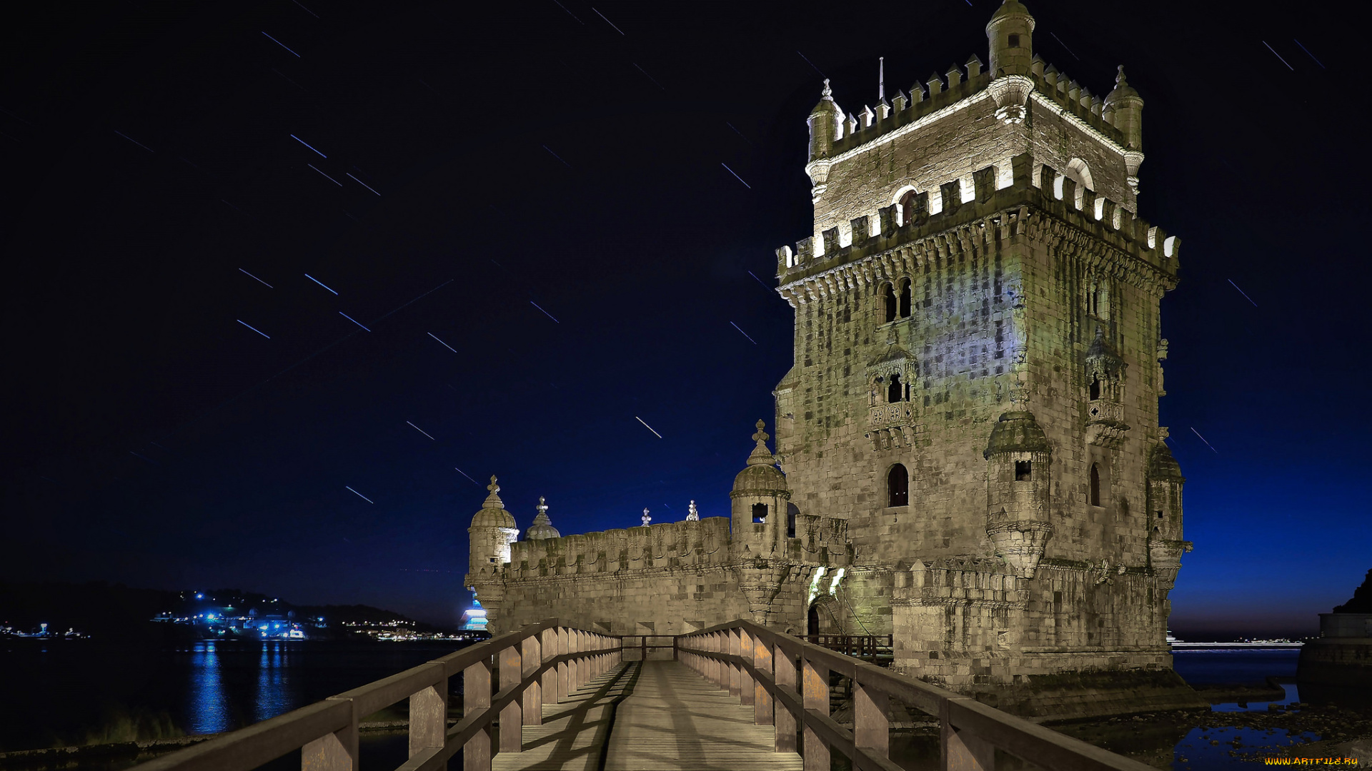torre, de, belem, lisboa, города, лиссабон, , португалия, простор