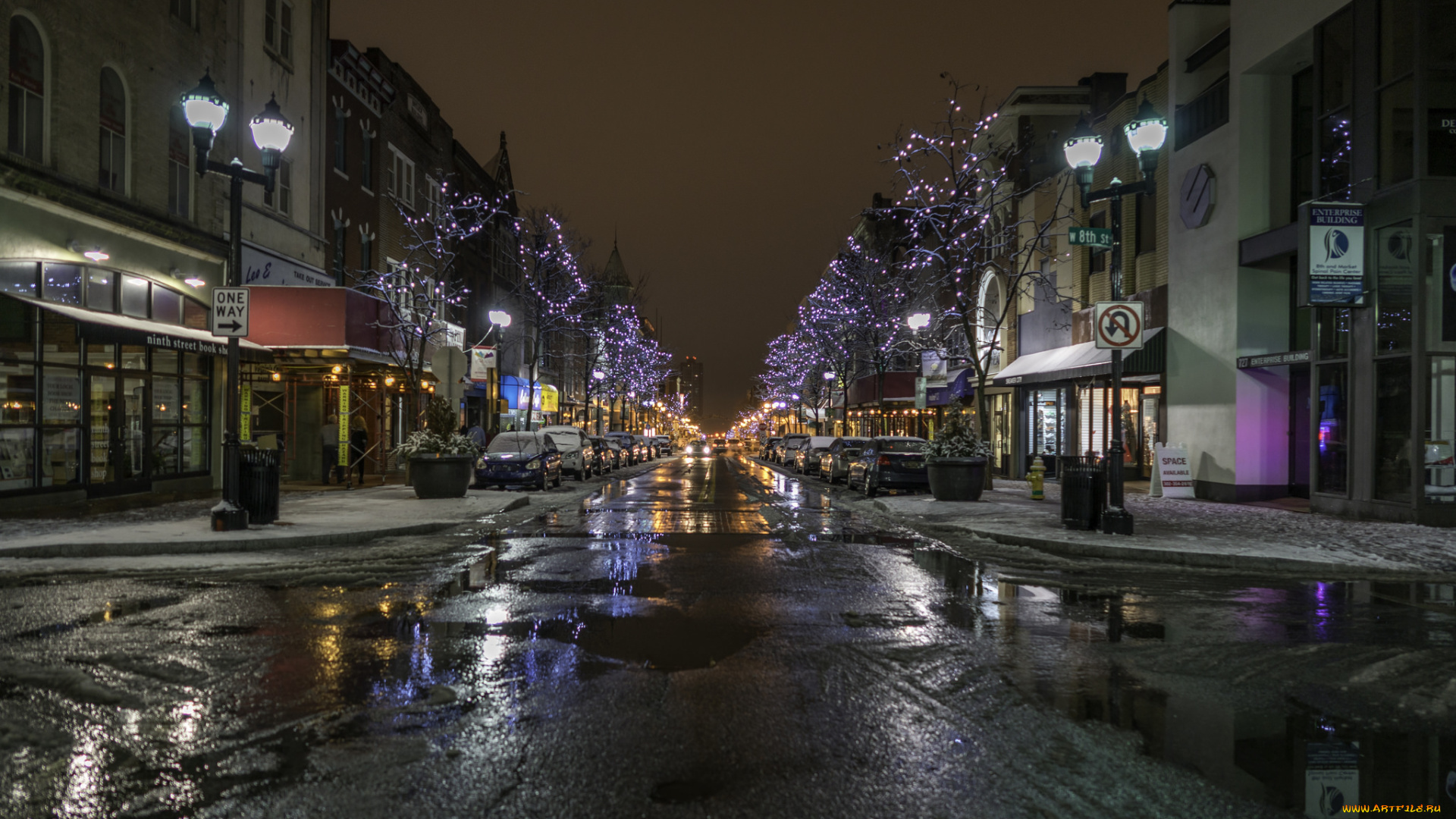 wilmington, market, street, города, нью-йорк, , сша, простор