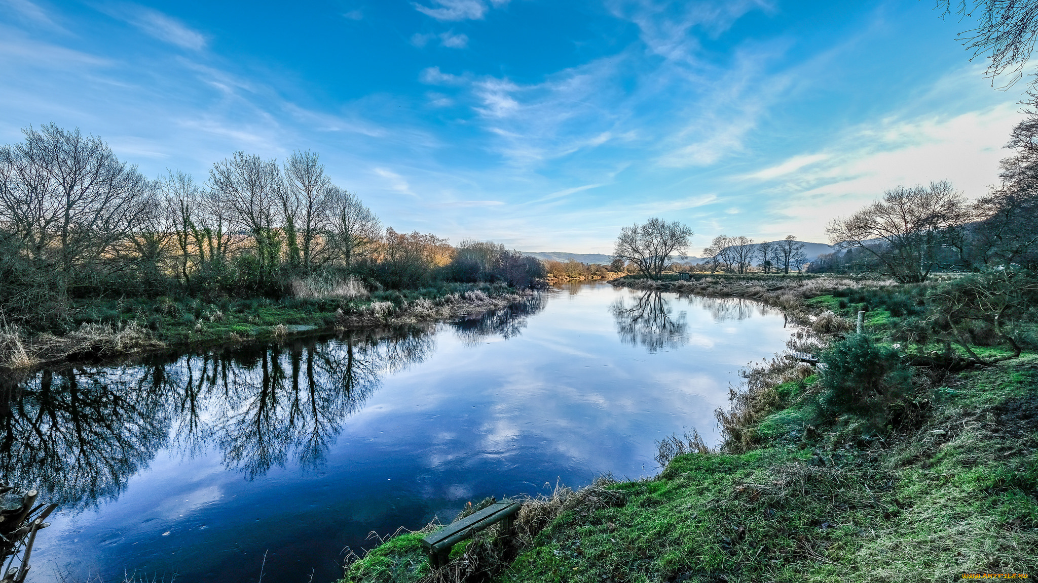 природа, реки, озера, простор