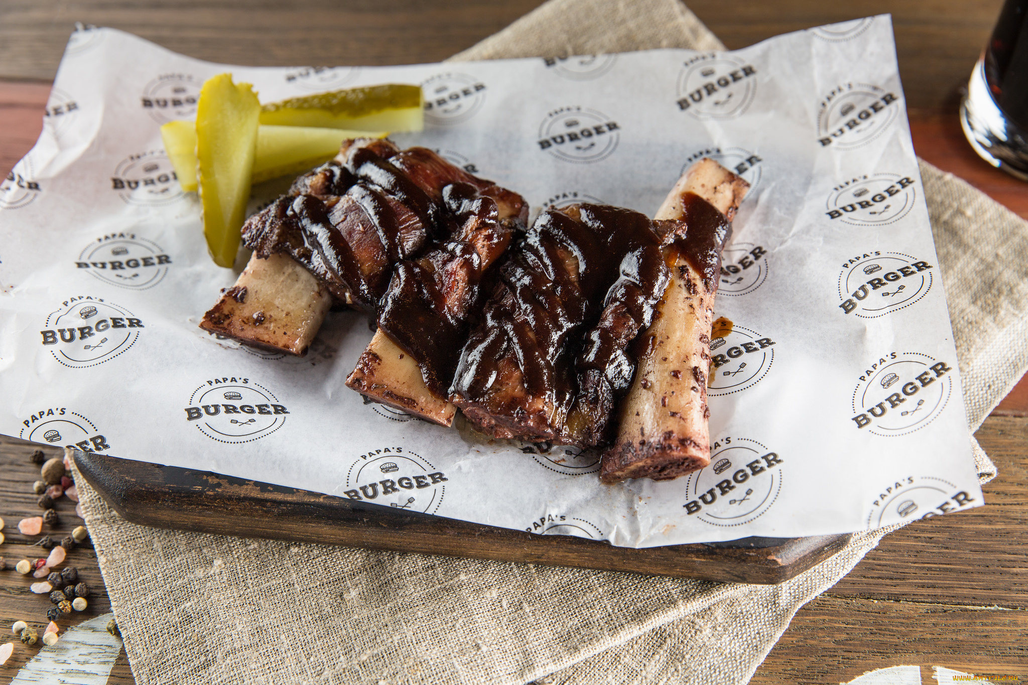 еда, мясные, блюда, соус, огурец, ребра, гриль