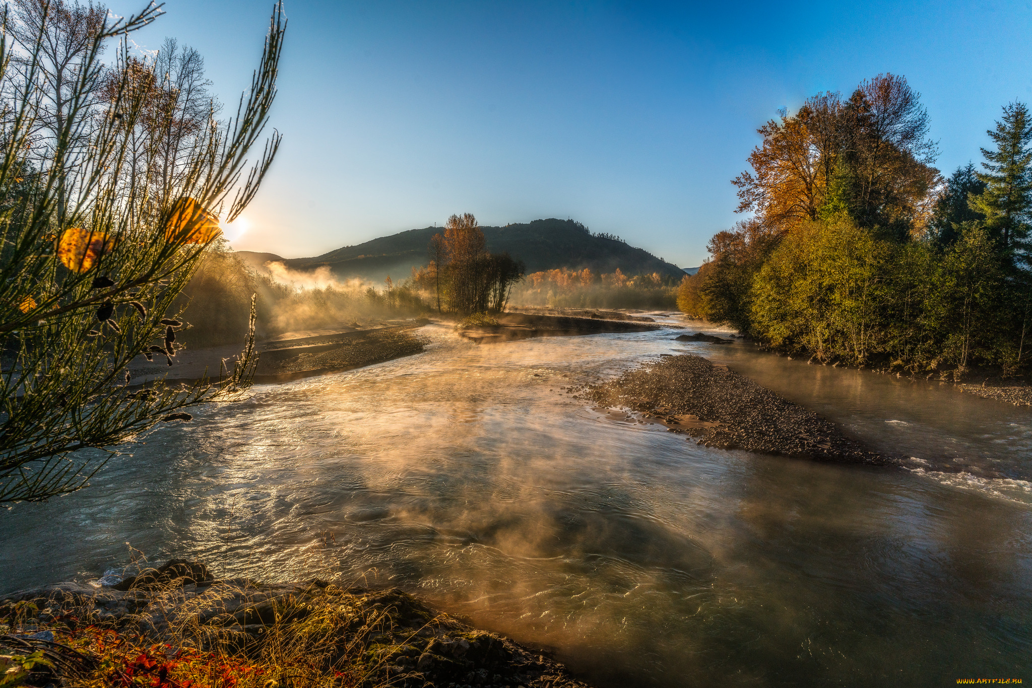 природа, реки, озера, простор