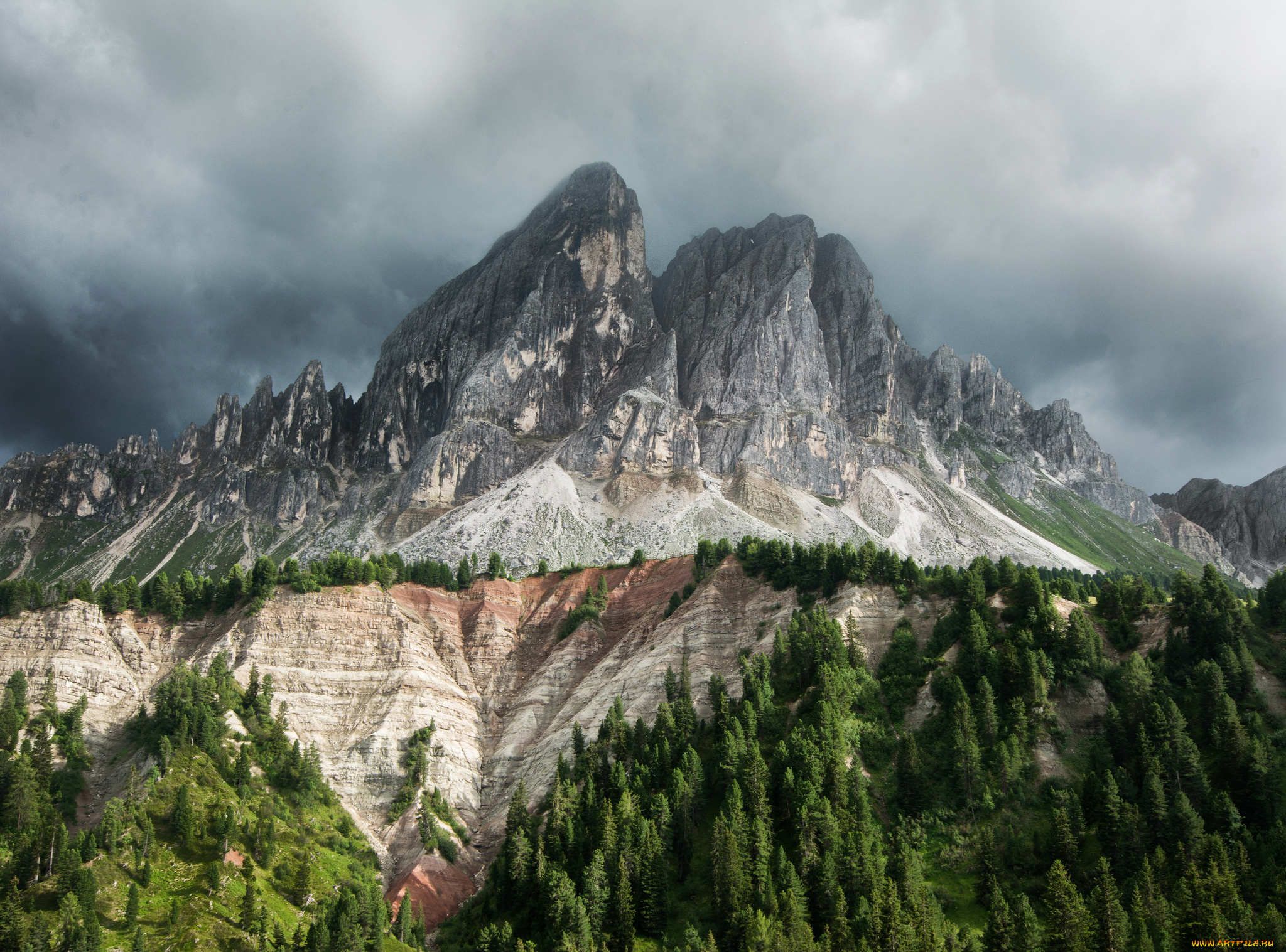 природа, горы, простор