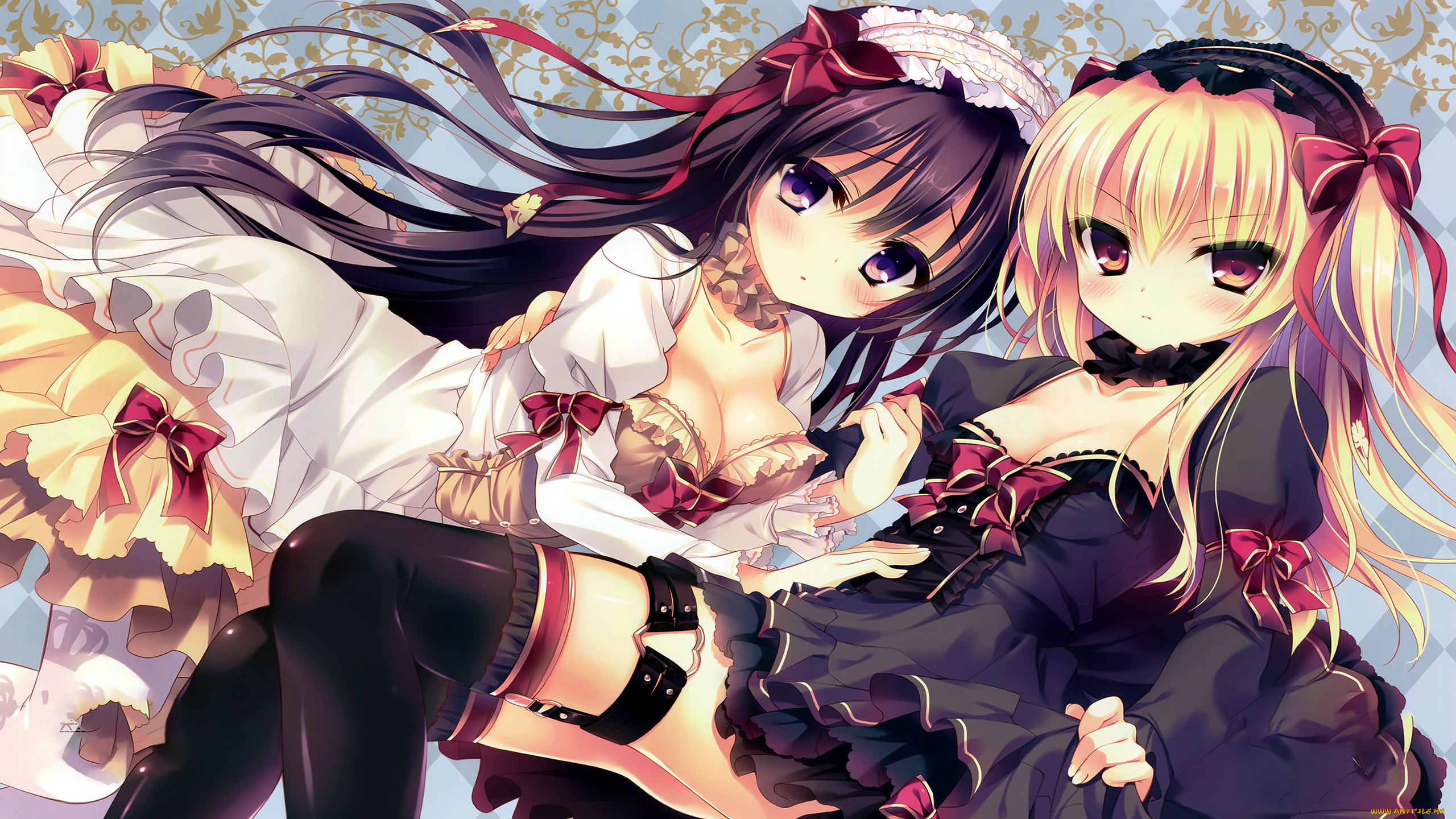 аниме, unknown, , другое, , фон, взгляд, девушки