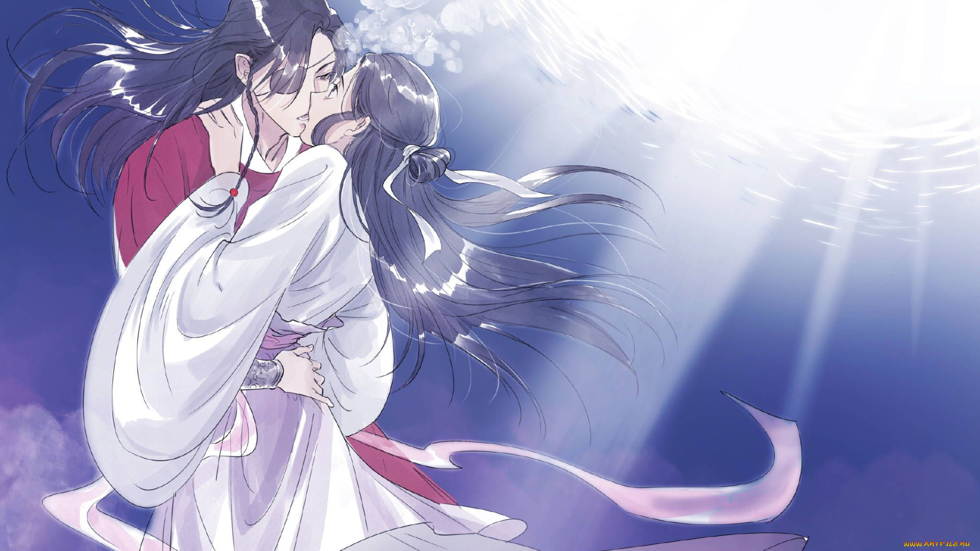 аниме, tian, guan, ci, fu, благословение, небожителей, tian, guan, ci, fu, мосян, тунсю