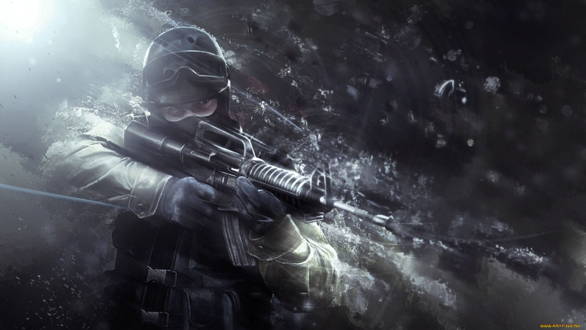 видео, игры, counter, strike, оружие, броня