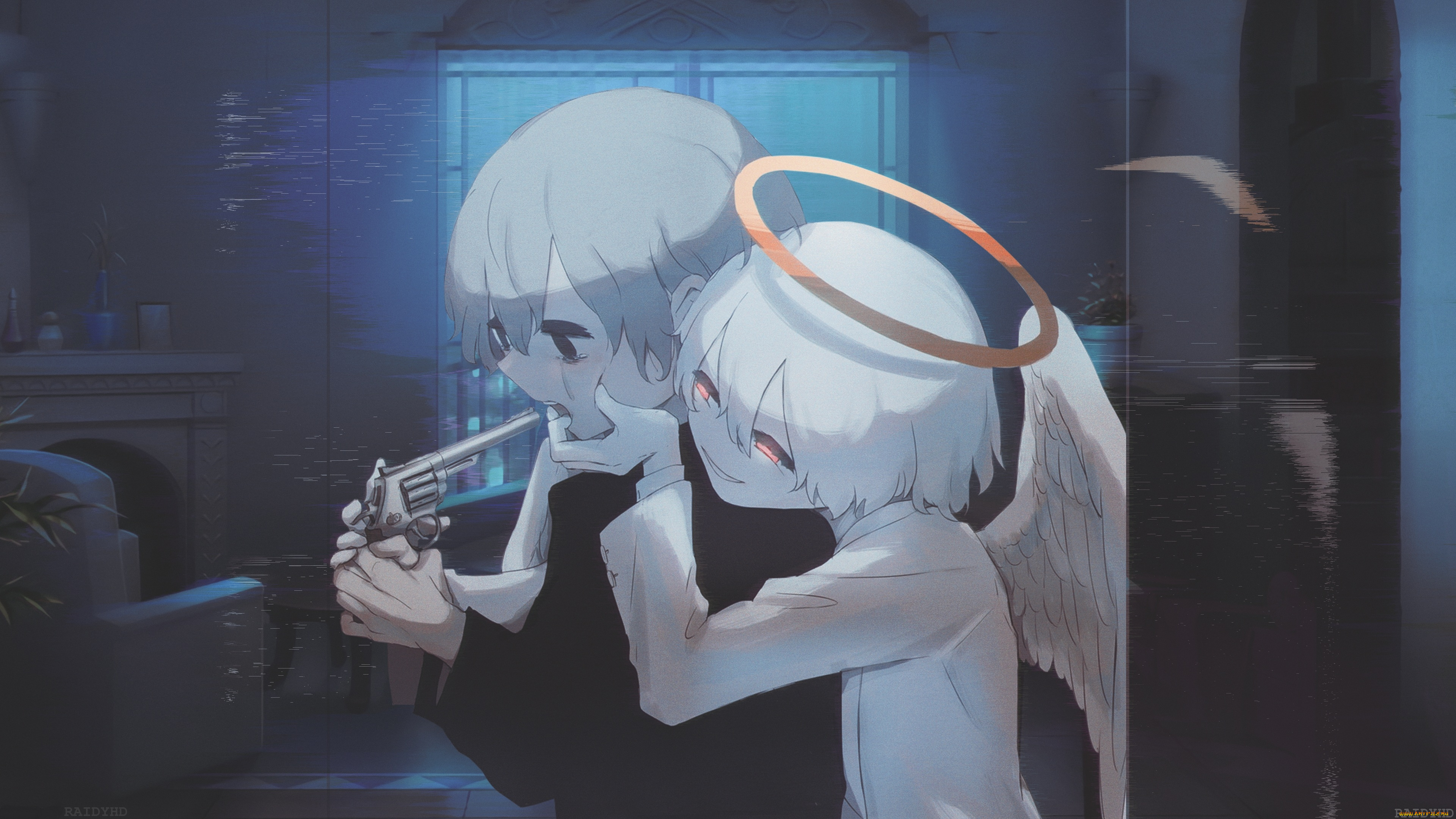 аниме, ангелы, , демоны, ангел