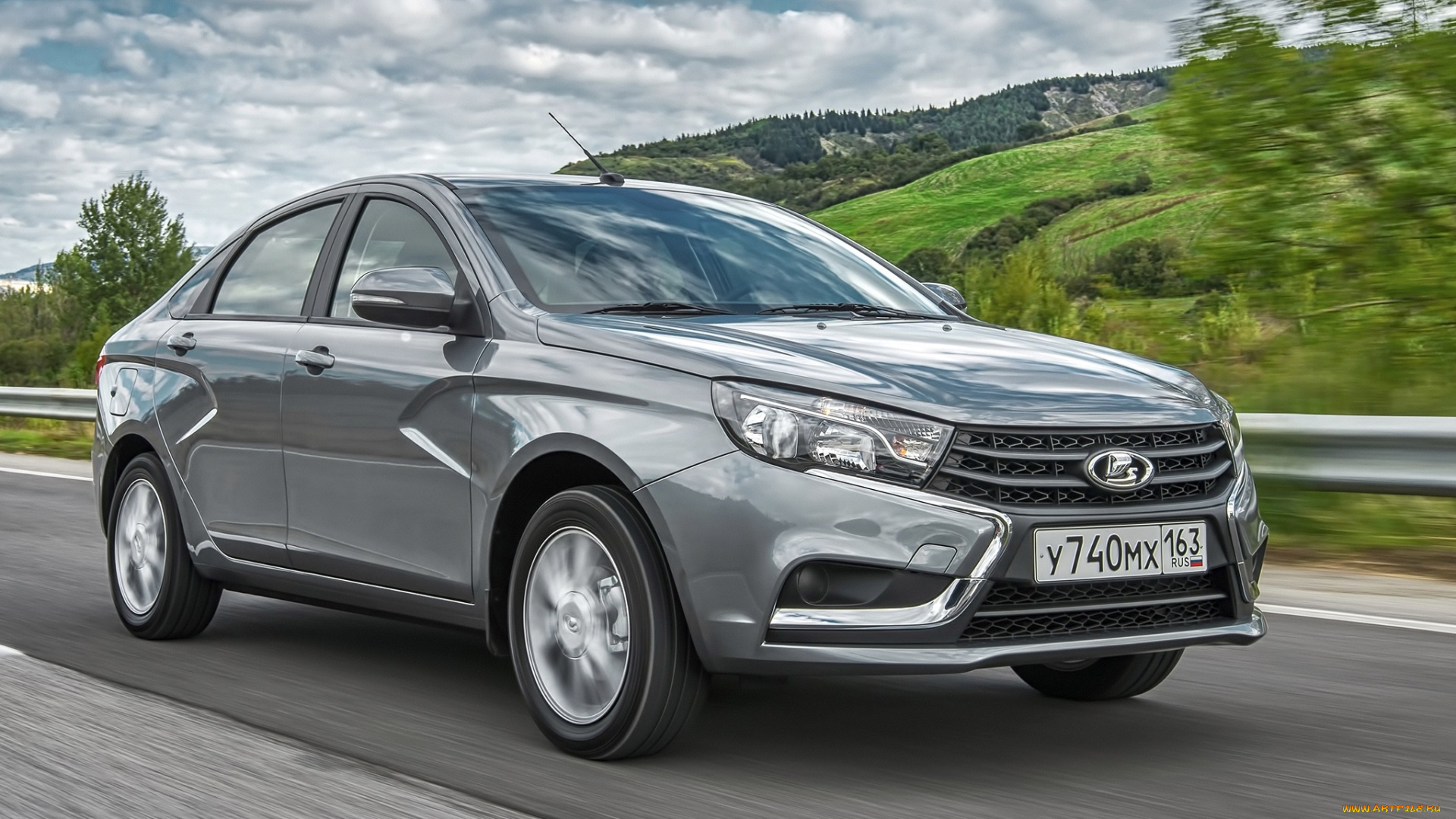 лада, веста, автомобили, ваз, лада, веста, автомобиль, дорога