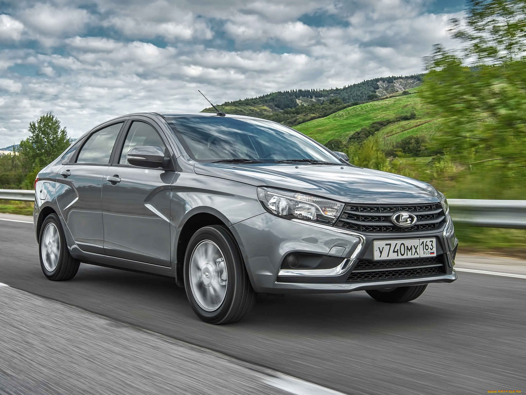 лада, веста, автомобили, ваз, лада, веста, автомобиль, дорога