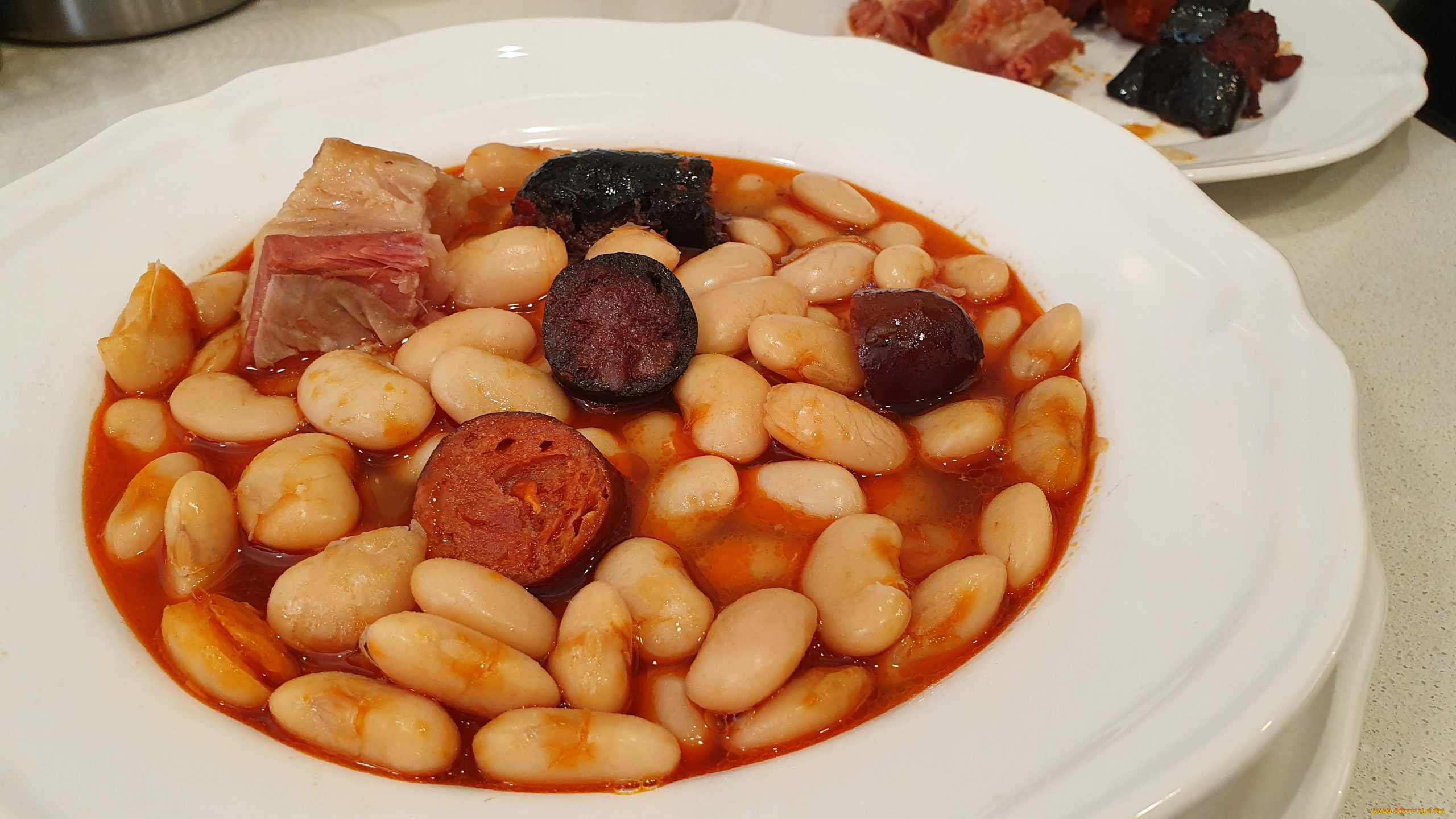 еда, первые, блюда, фасолевый, суп