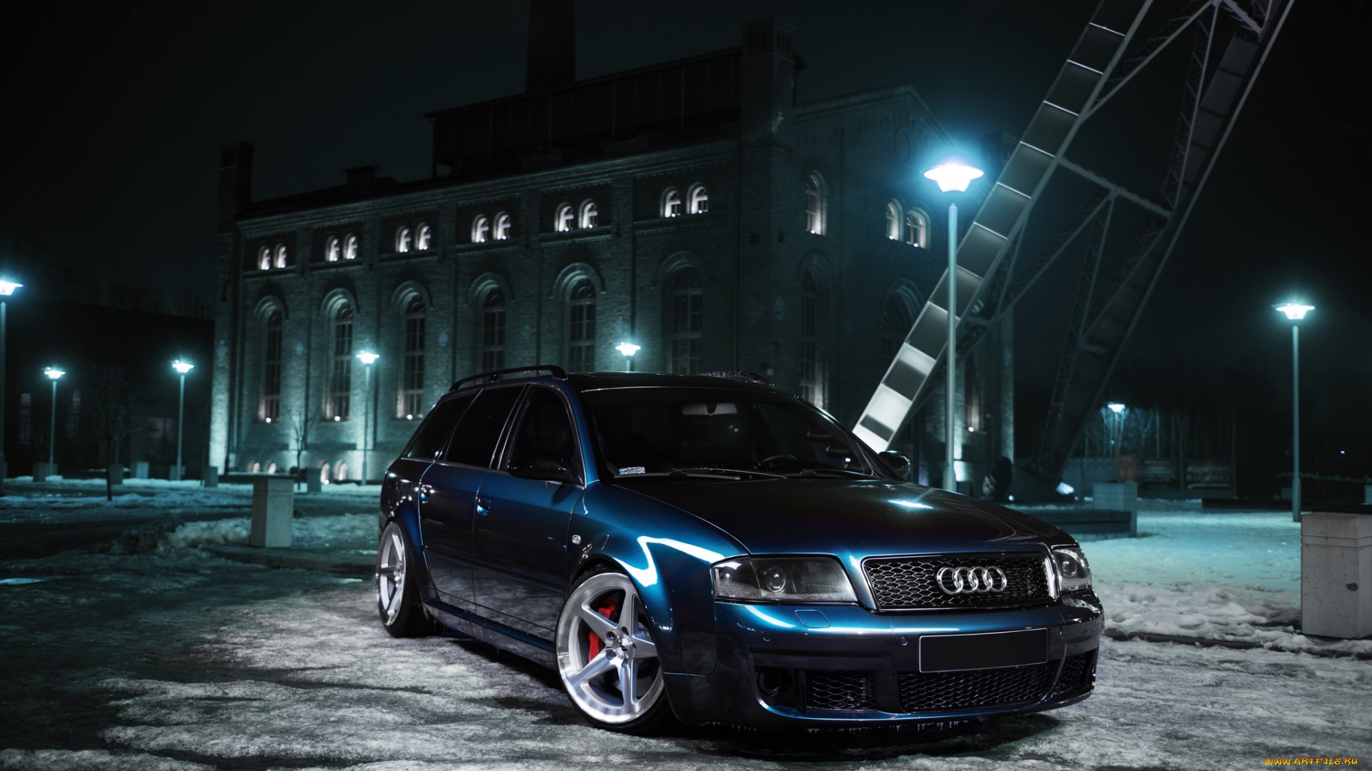 audi, s6, avant, автомобили, audi, s6, tuning, blue, stance, avant