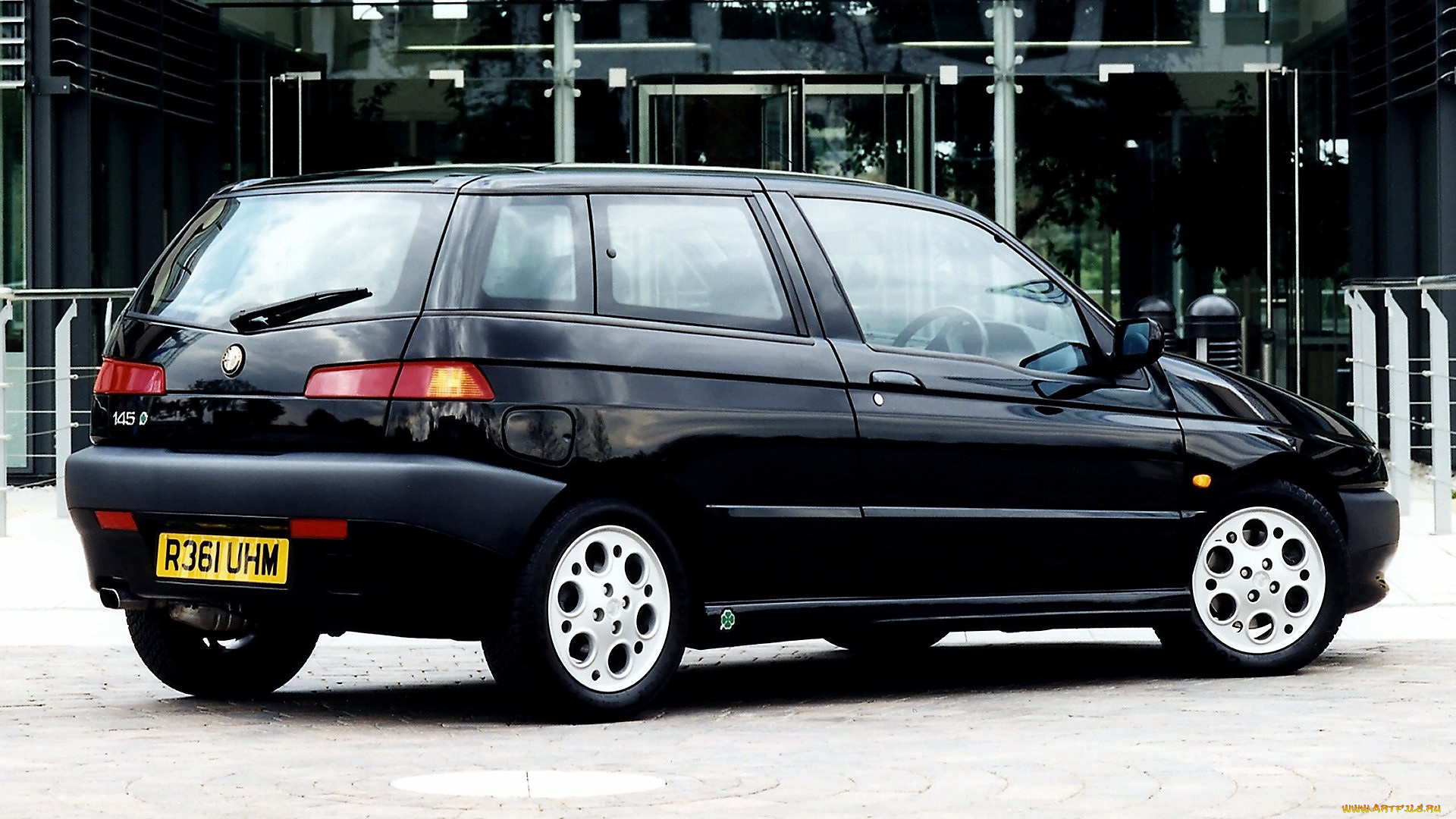 автомобили, alfa, romeo, черный, здание