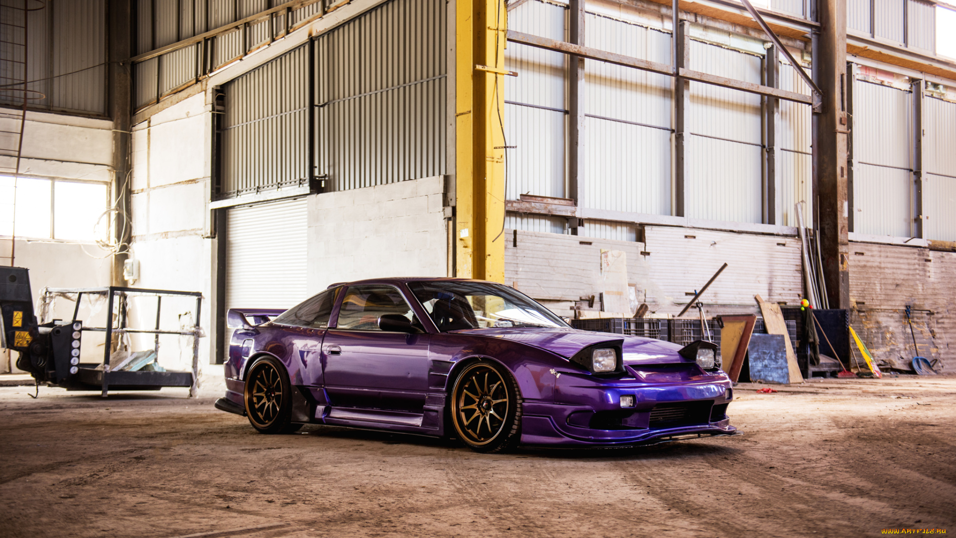 silvia, s13, автомобили, nissan, datsun, silvia, s13, stance, garage, bronze, wheels