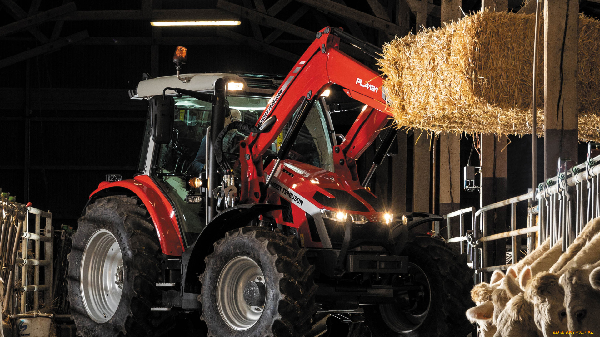 техника, фронтальные, погрузчики, massey, ferguson