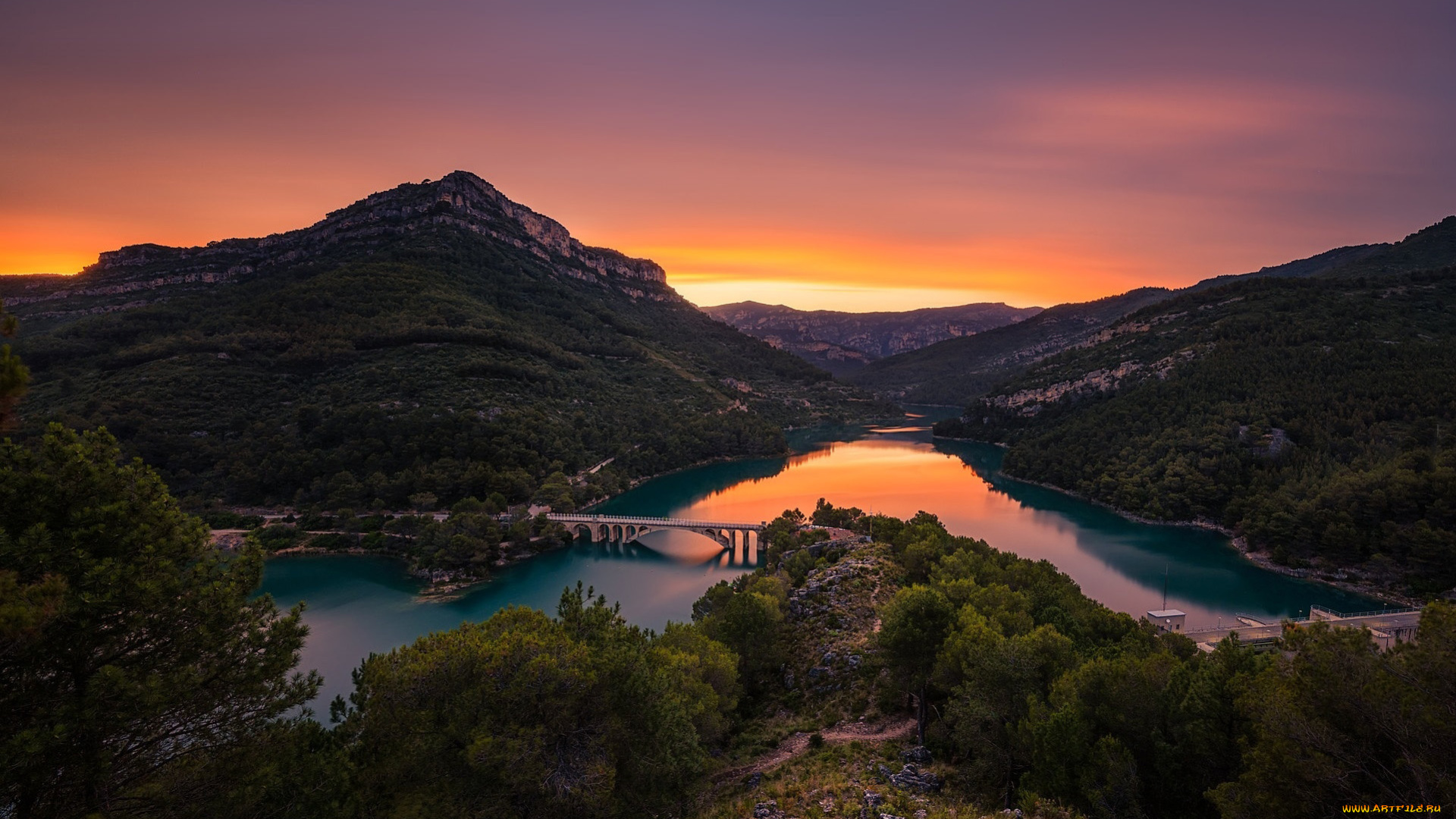 ulldecona, catalonia, spain, города, -, мосты