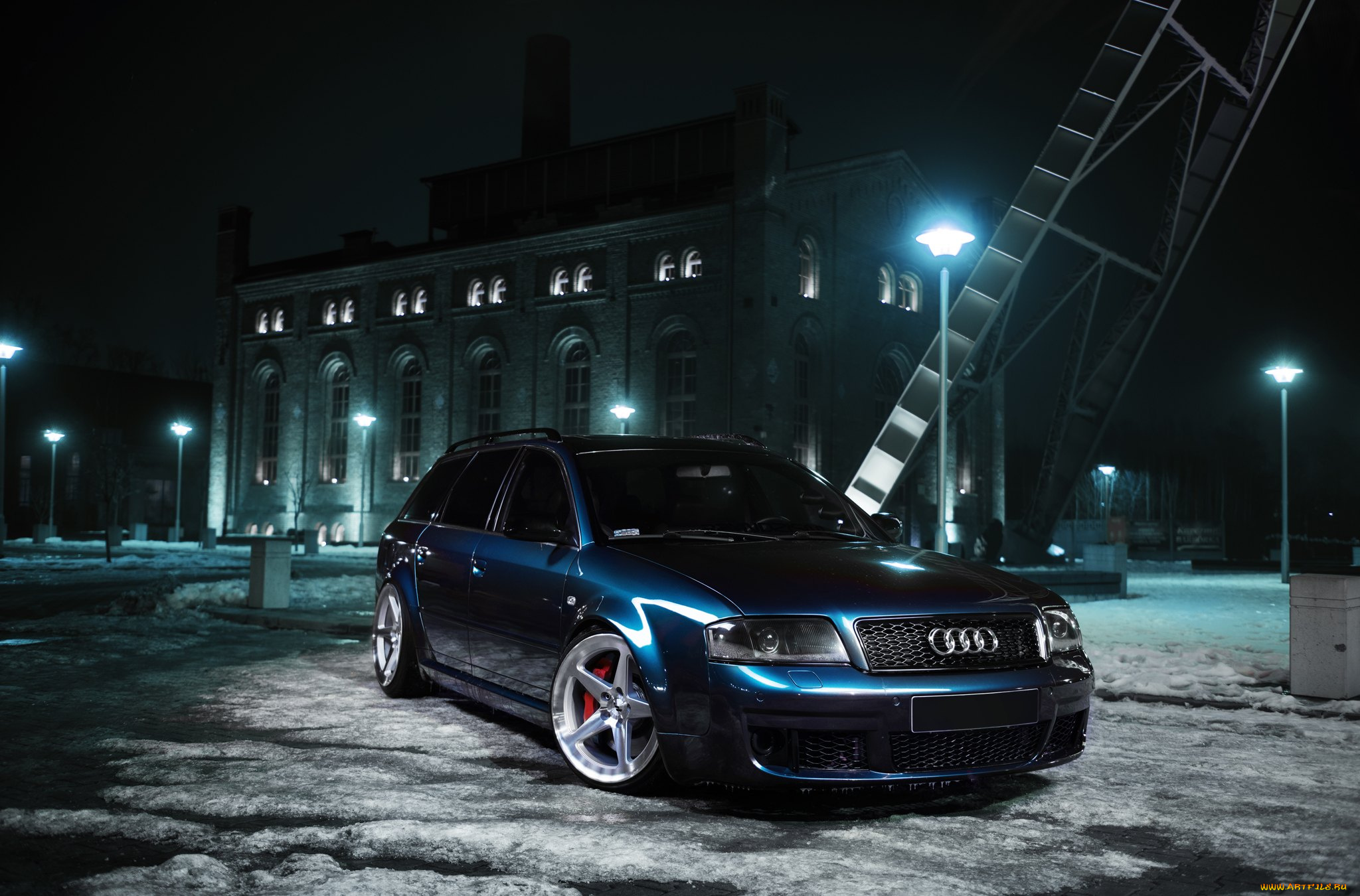 audi, s6, avant, автомобили, audi, s6, tuning, blue, stance, avant