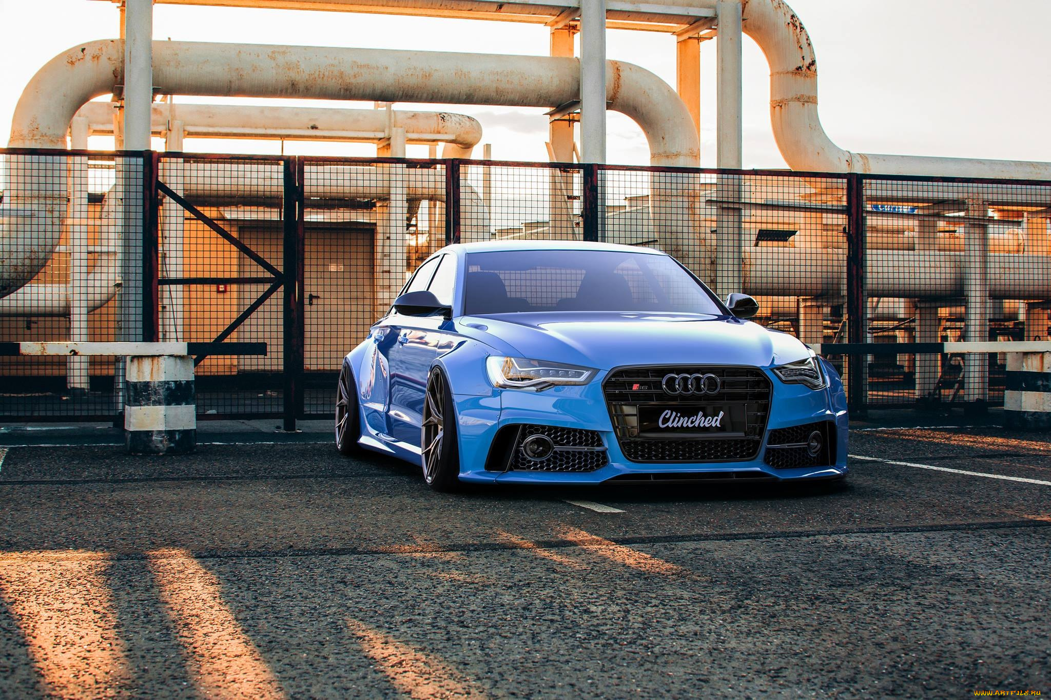 audi, s6, автомобили, audi, s6, tuning, blue, stance