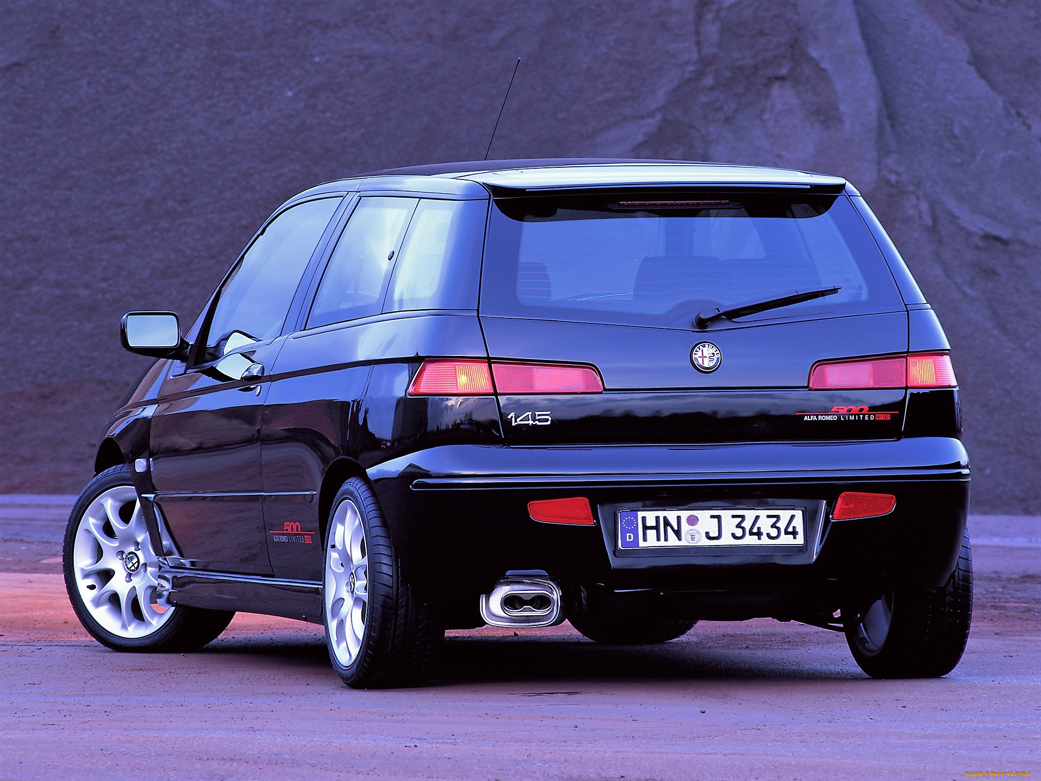 alfa, romeo, 145, автомобили, alfa, romeo, черный, скала