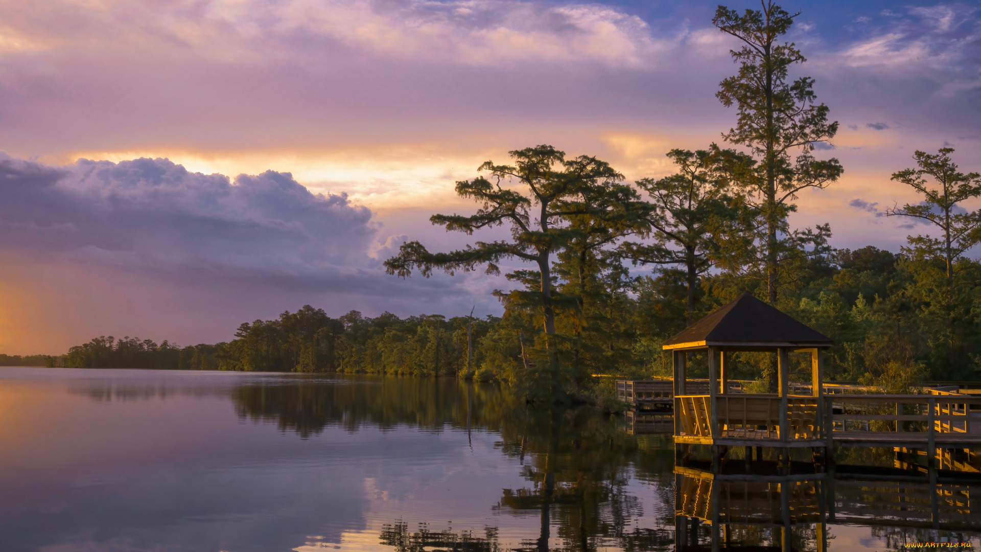 разное, сооружения, , постройки, пейзаж, озеро