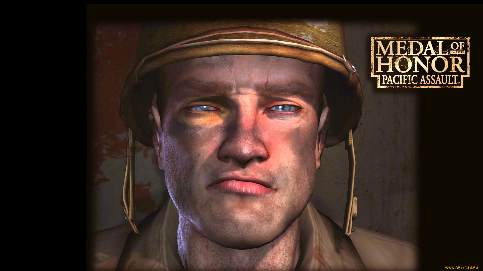 видео, игры, medal, of, honor, , pacific, assault, солдат, лицо, каска