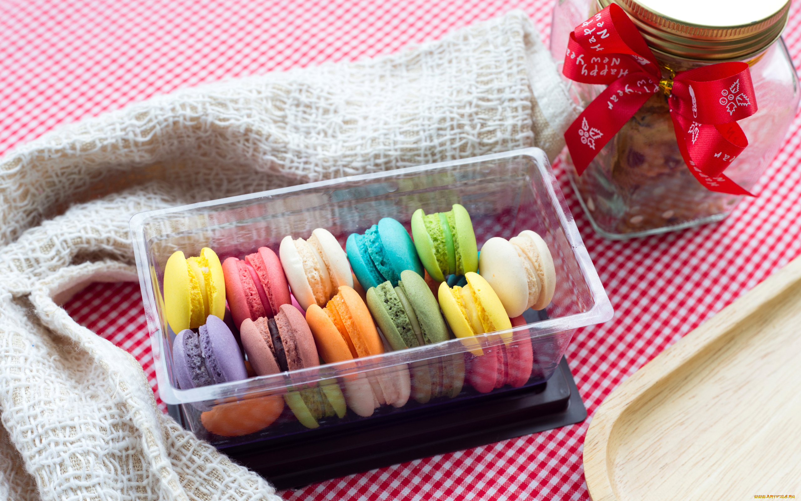 еда, макаруны, лакомство, ассорти