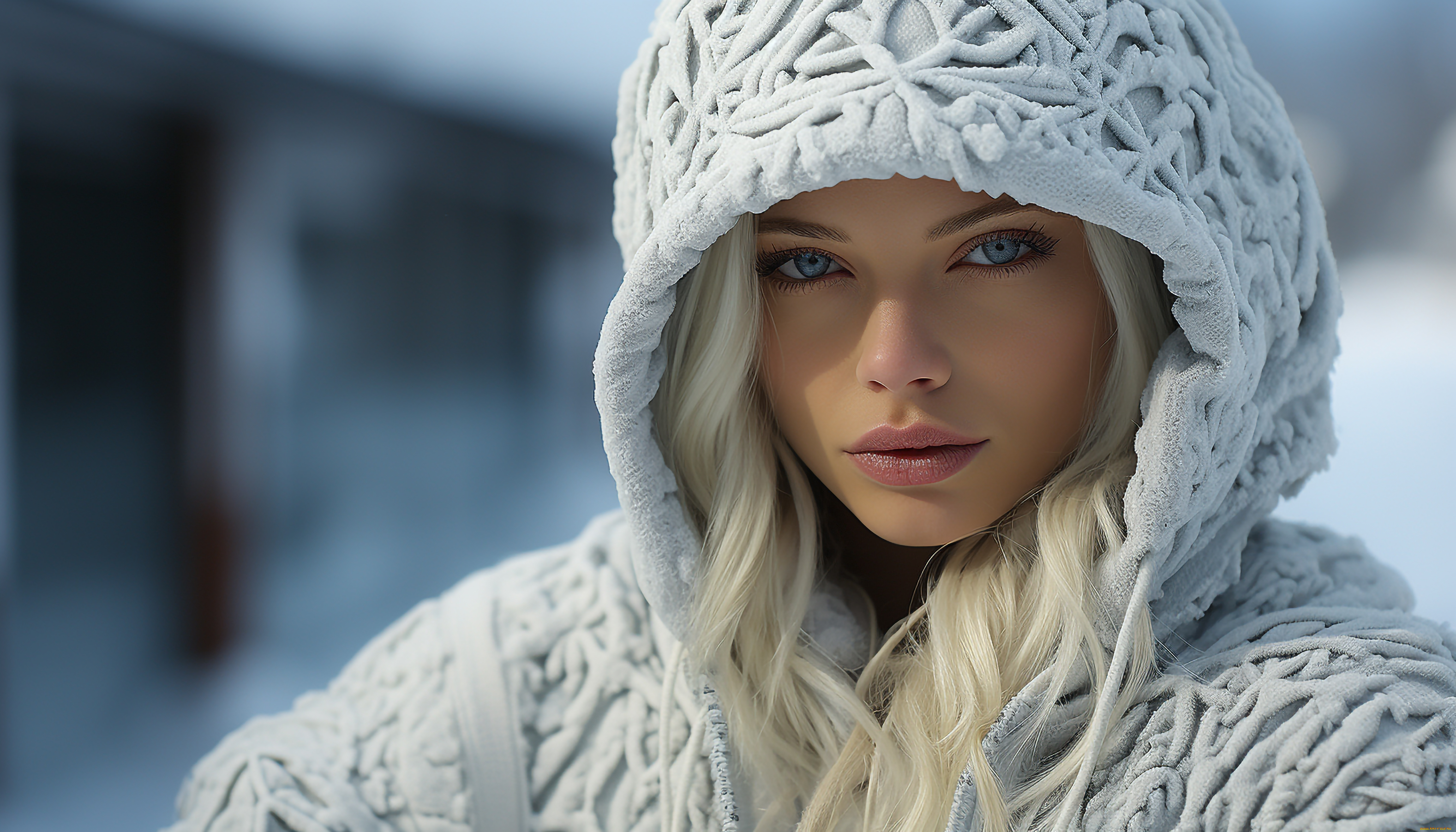 3д, графика, портреты, и, лица, , portraits, and, faсes, девушка, нейросеть