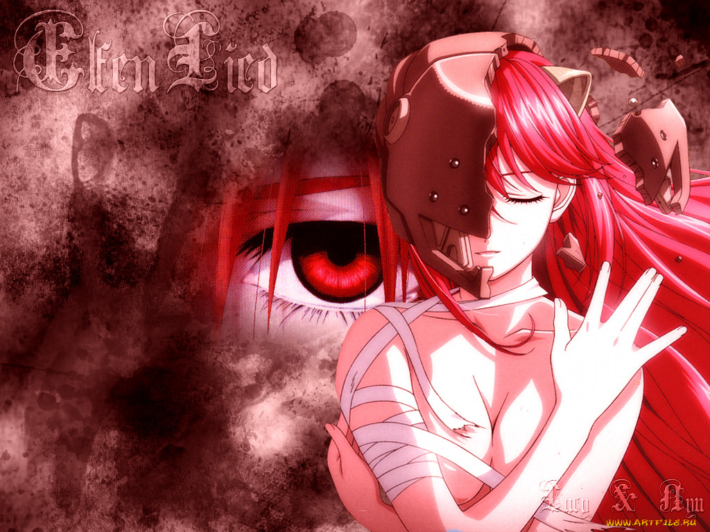 elfen, lied, аниме