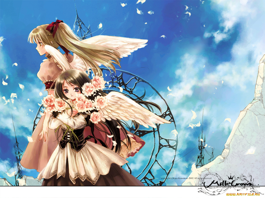 аниме, angels, demons