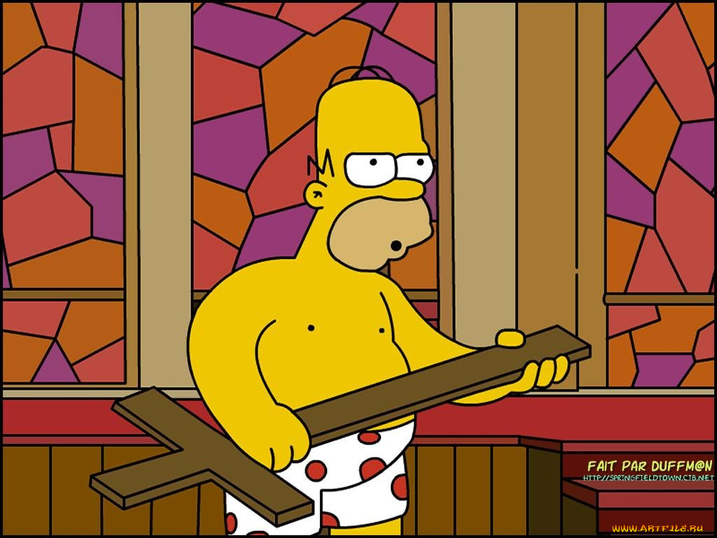 мультфильмы, the, simpsons