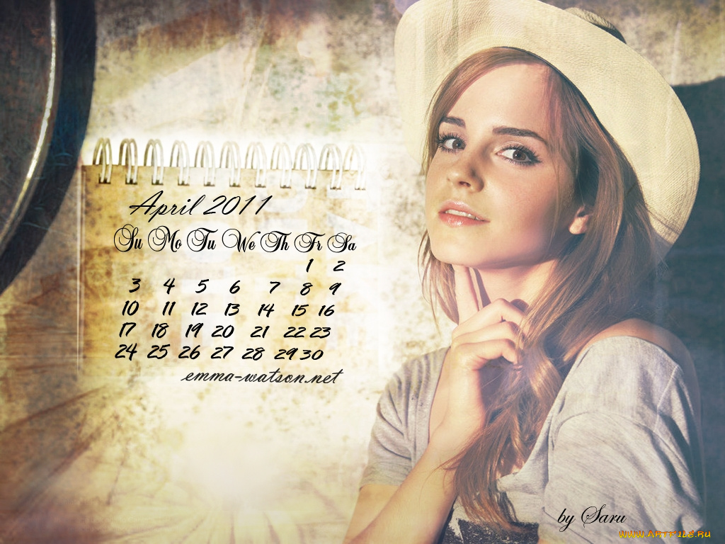 emma, watson, календари, знаменитости