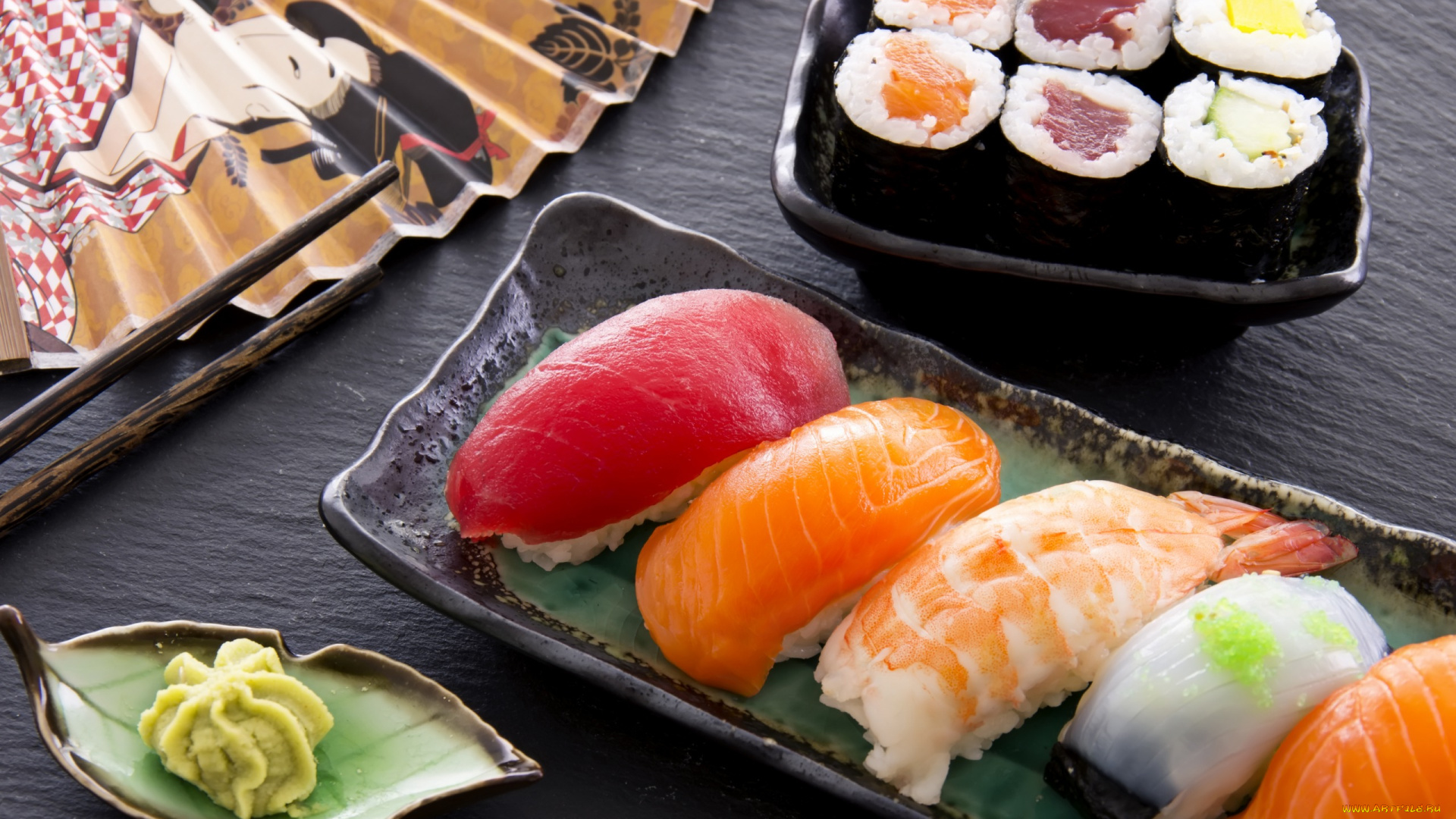 еда, рыба, морепродукты, суши, роллы