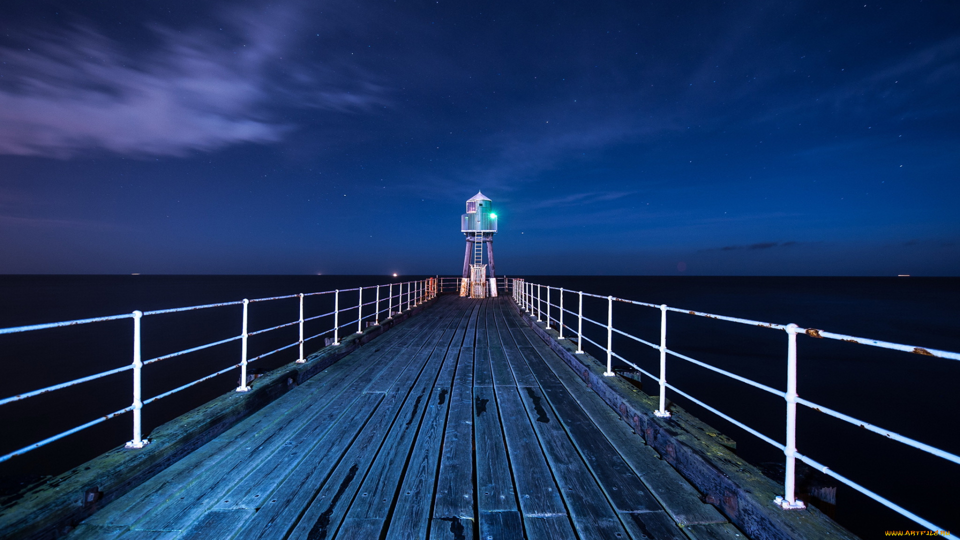 пейзаж, природа, маяки, маяк, пирс, ночь, море