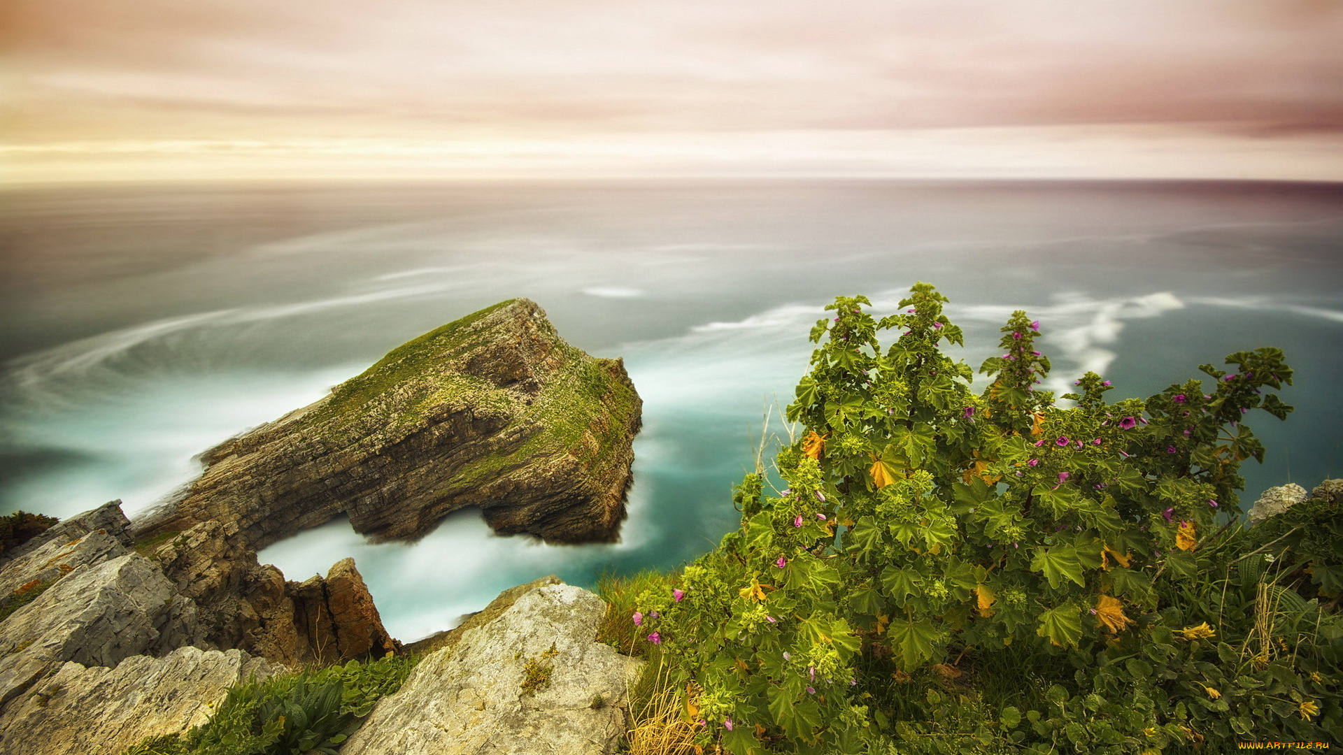 пейзаж, природа, побережье, море, скалы