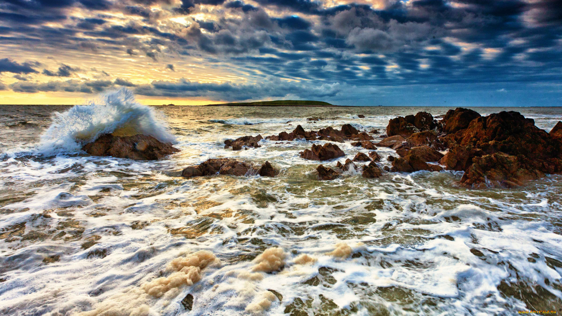 природа, моря, океаны, море, камни