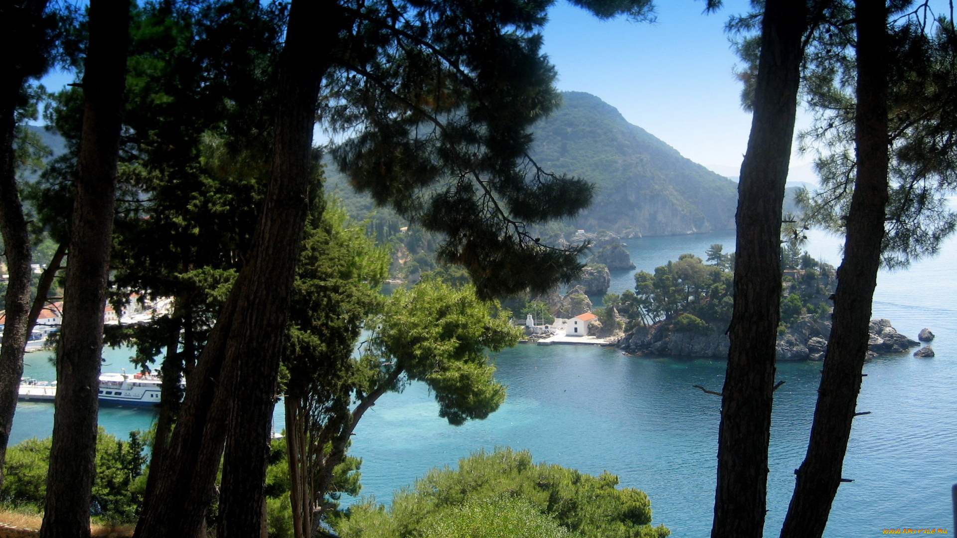 природа, реки, озера, озеро, гора, остров