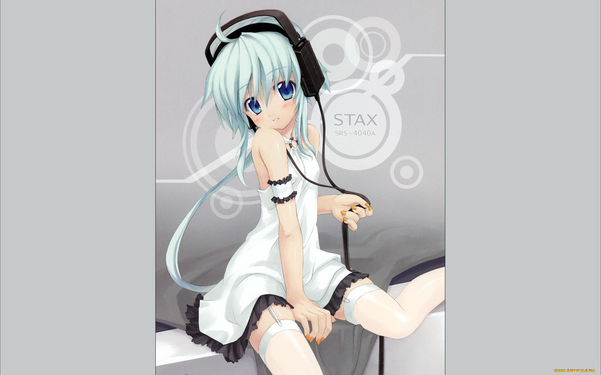 аниме, headphones, instrumental, наушники