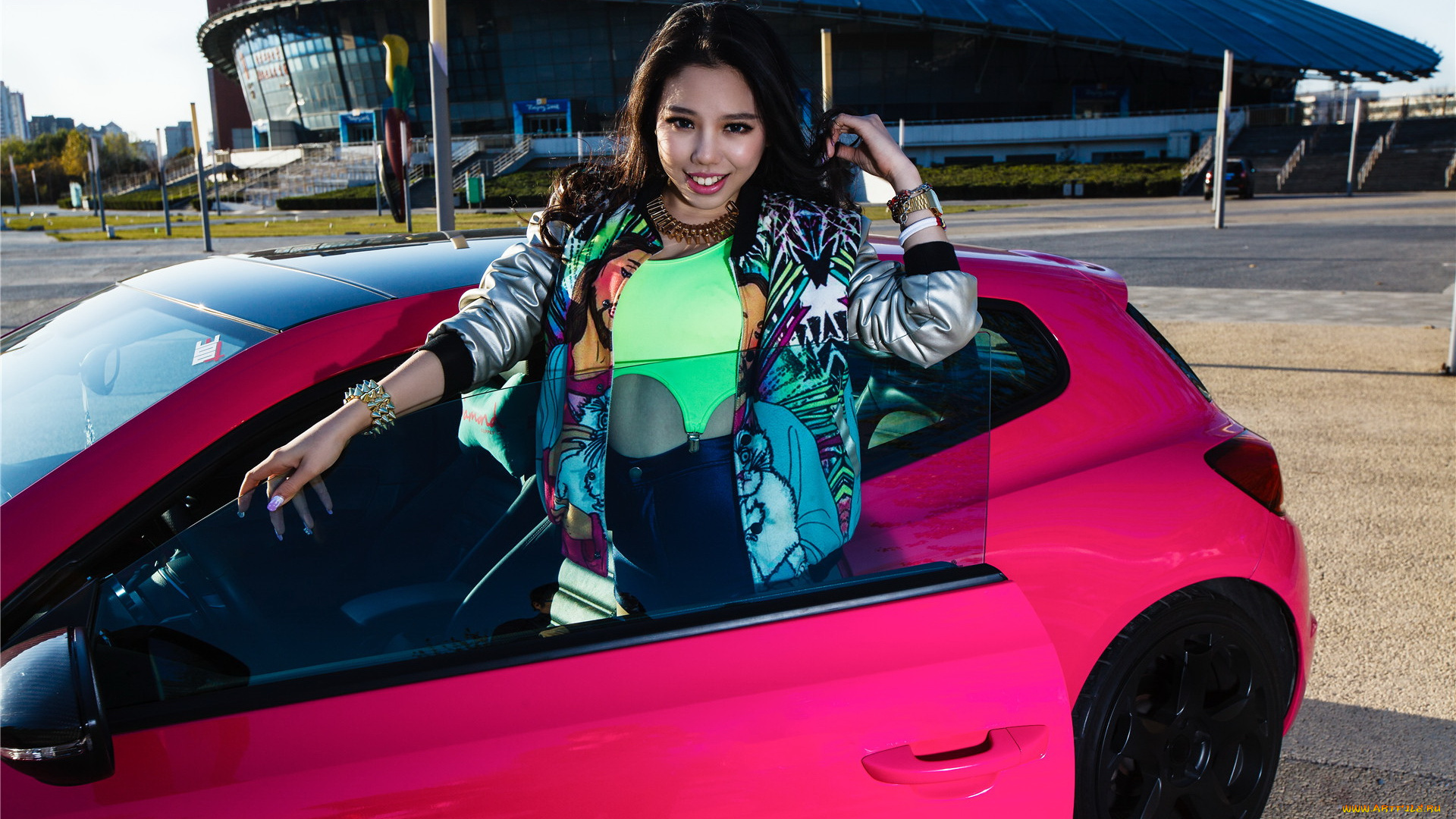 автомобили, авто, с, девушками, автомобиль, девушка