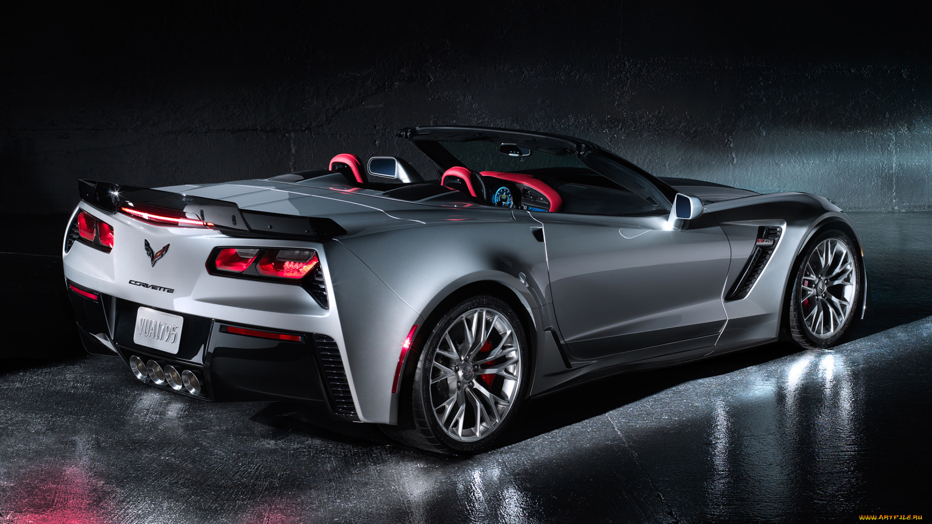 автомобили, corvette, 2015г, z06, convertible, с7