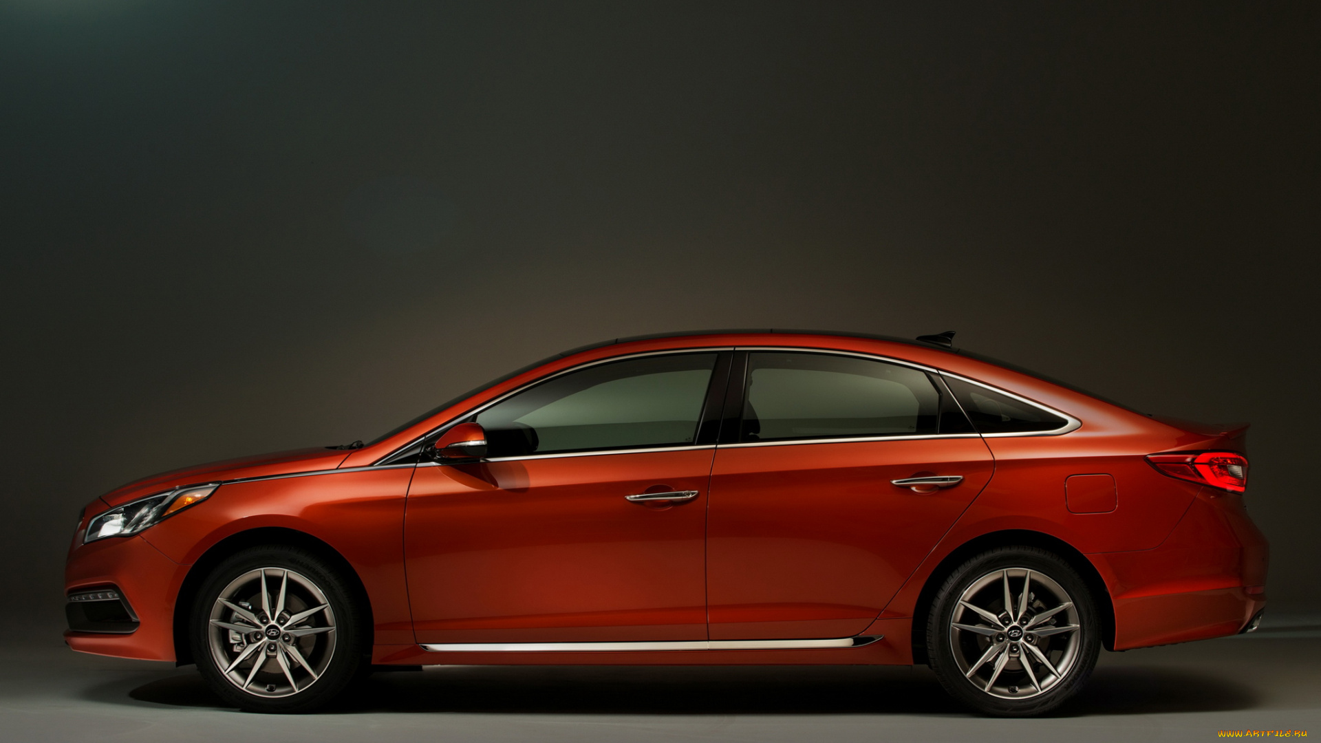 автомобили, hyundai, 2015, sonata, us-spec, красный