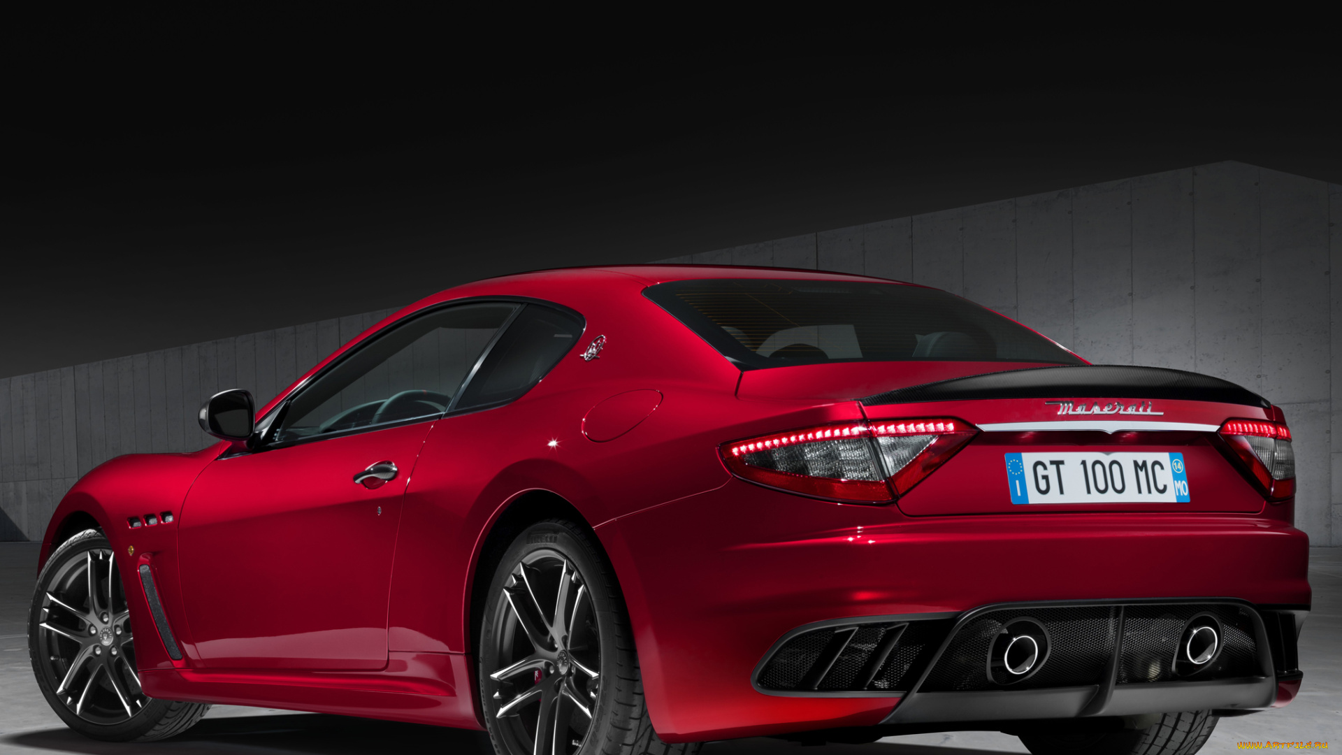 автомобили, maserati, granturismo, mc, stradale, centennial, edition, 2014, красный