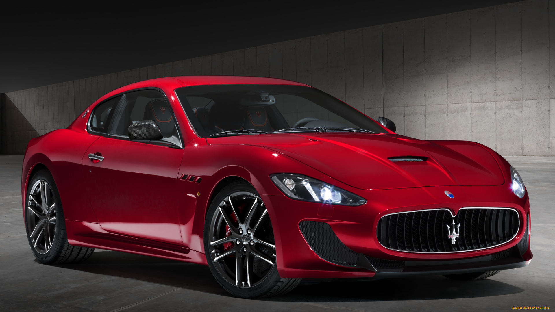 автомобили, maserati, granturismo, mc, stradale, centennial, edition, 2014, красный