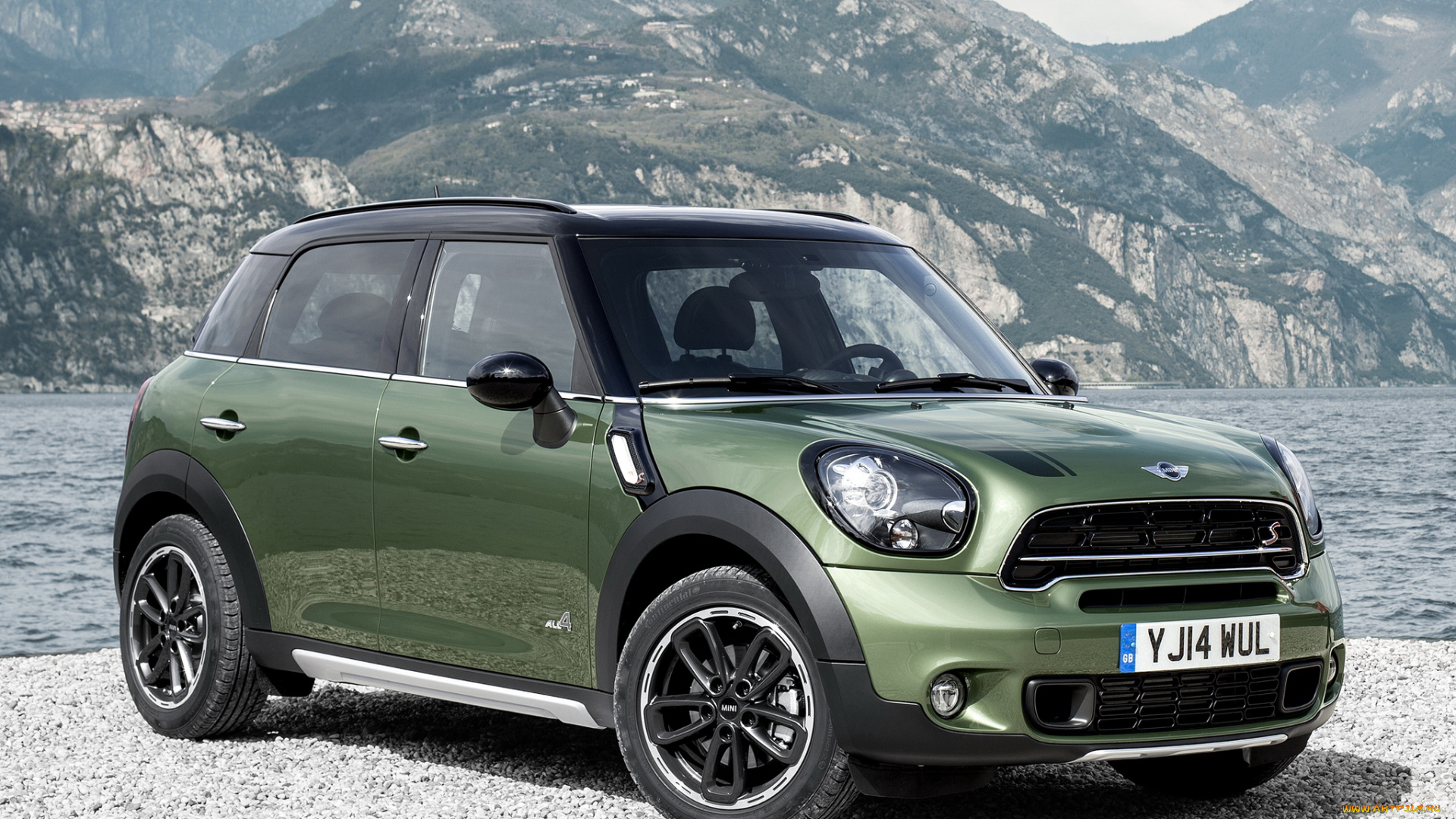автомобили, mini, sd, countryman, зеленый, cooper, 2014, r60, all4