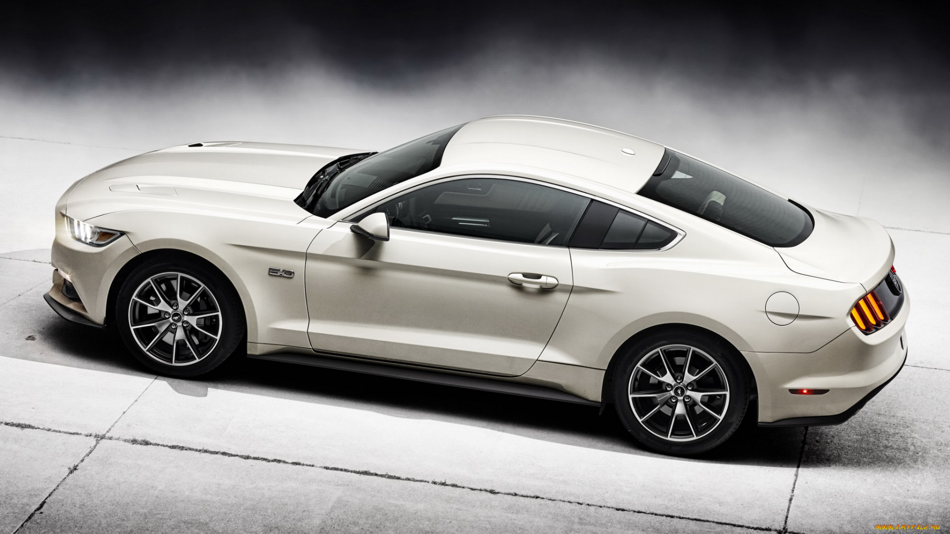 автомобили, mustang, 2015, gt, 50, years, светлый