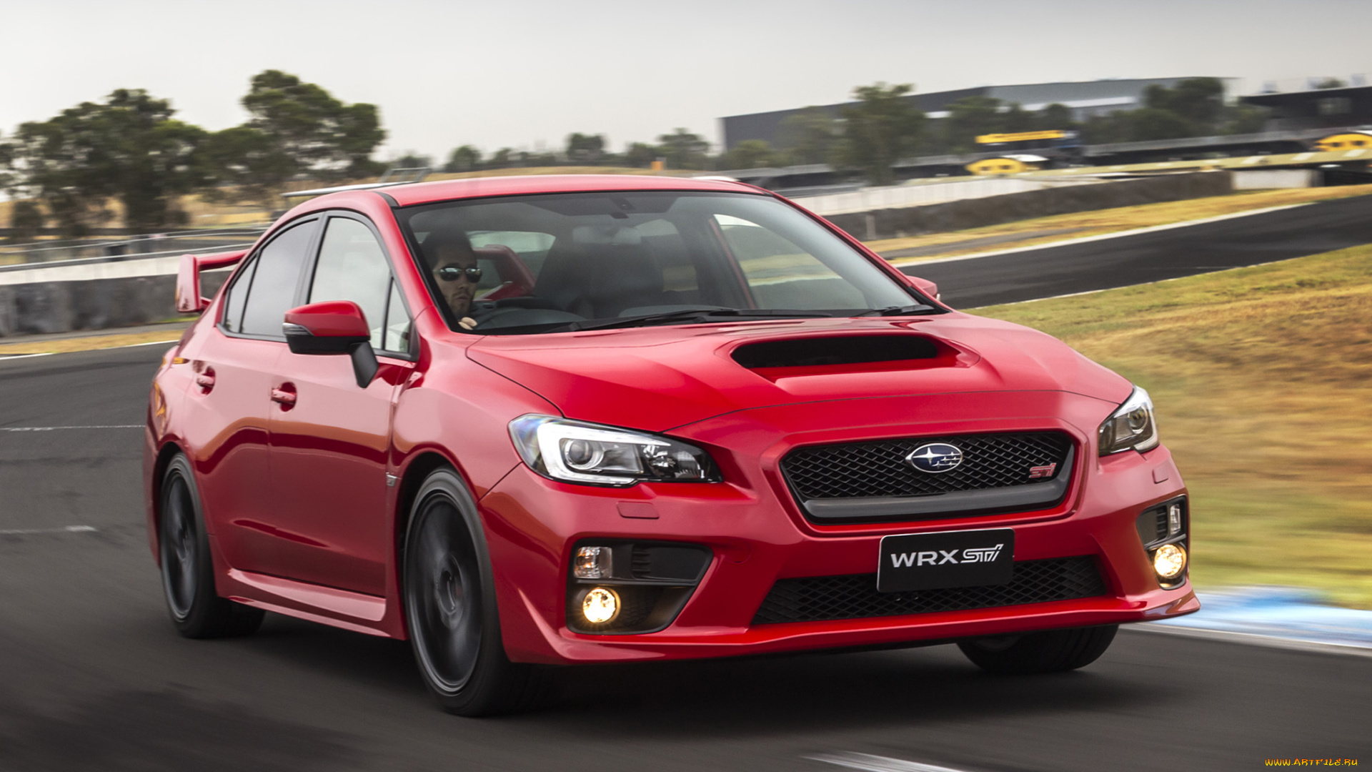 автомобили, subaru, wrx, sti, au-spec, 2014, красный