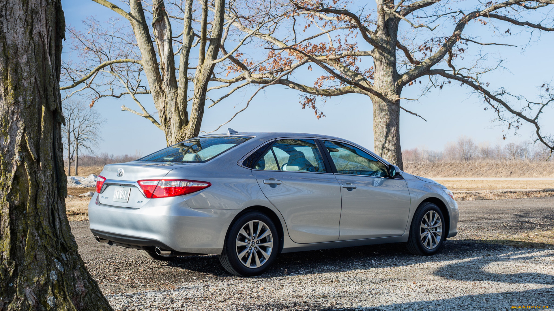 автомобили, toyota, 2015, camry, xle, серый